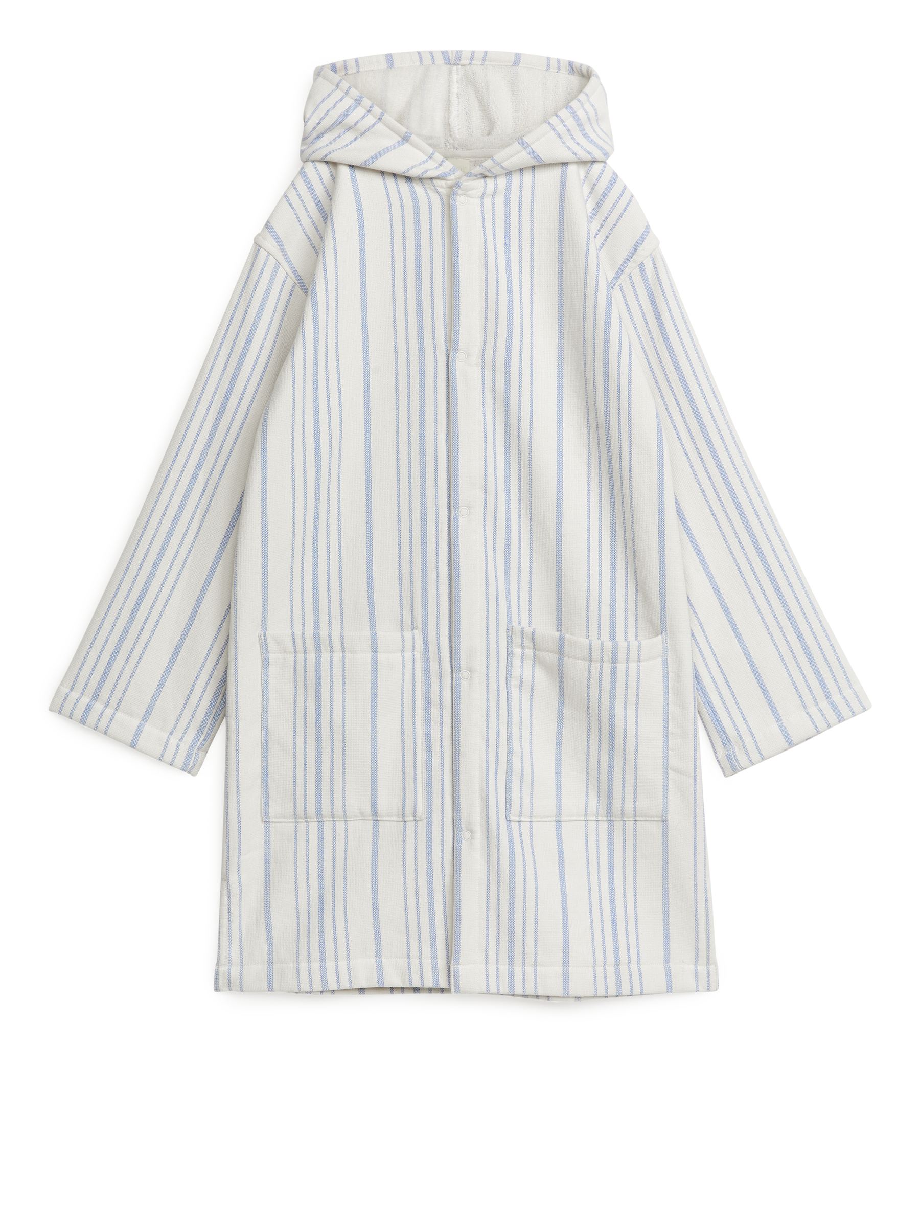 Albornoz de playa de algodón - Blanco/azul - Corte estándar - Children - StillMedia/DescriptiveStillLife - 2