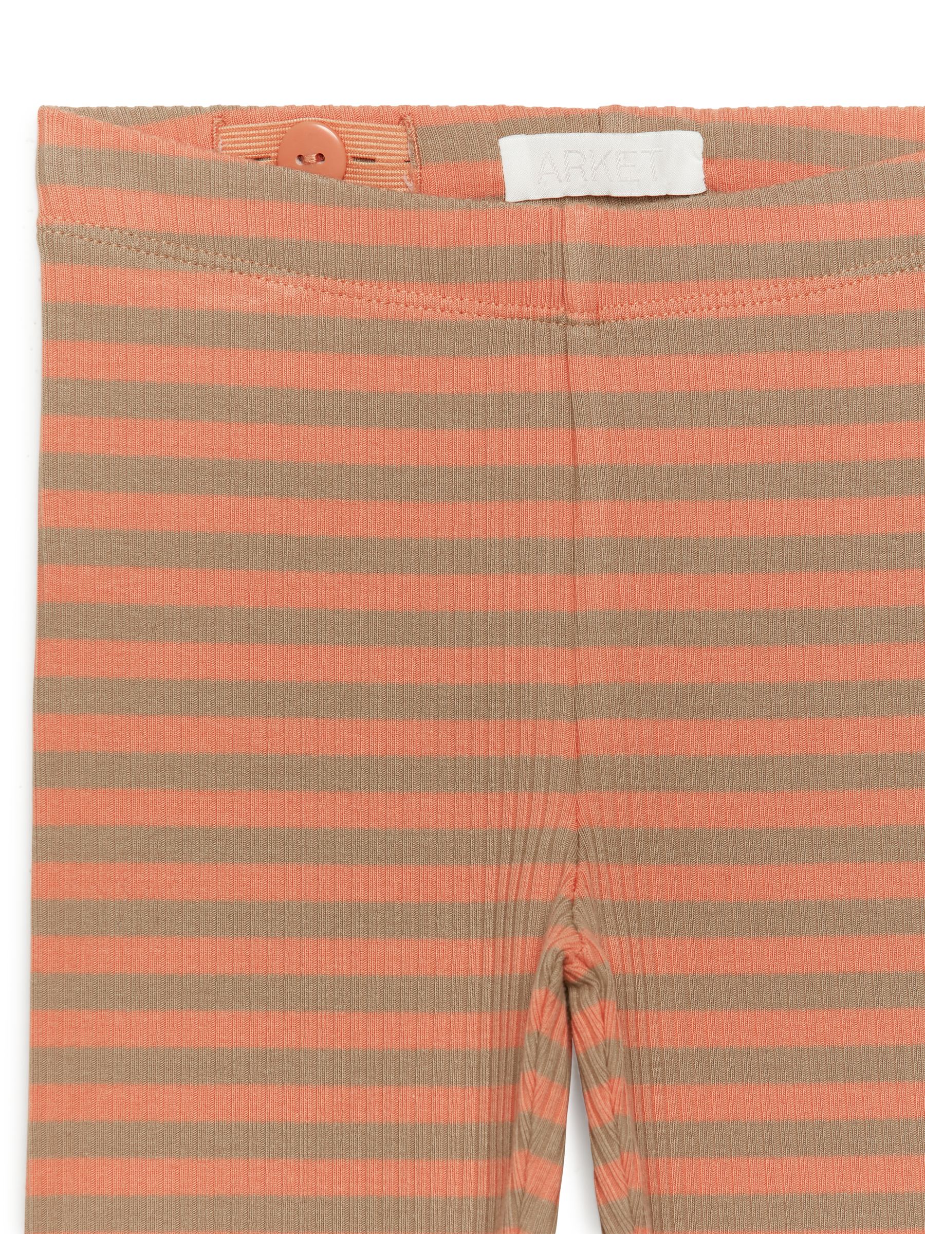 Gerippte Jersey-Leggings - Orange/braun - Regular Fit - Kinder - StillMedia/DescriptiveDetail - 1