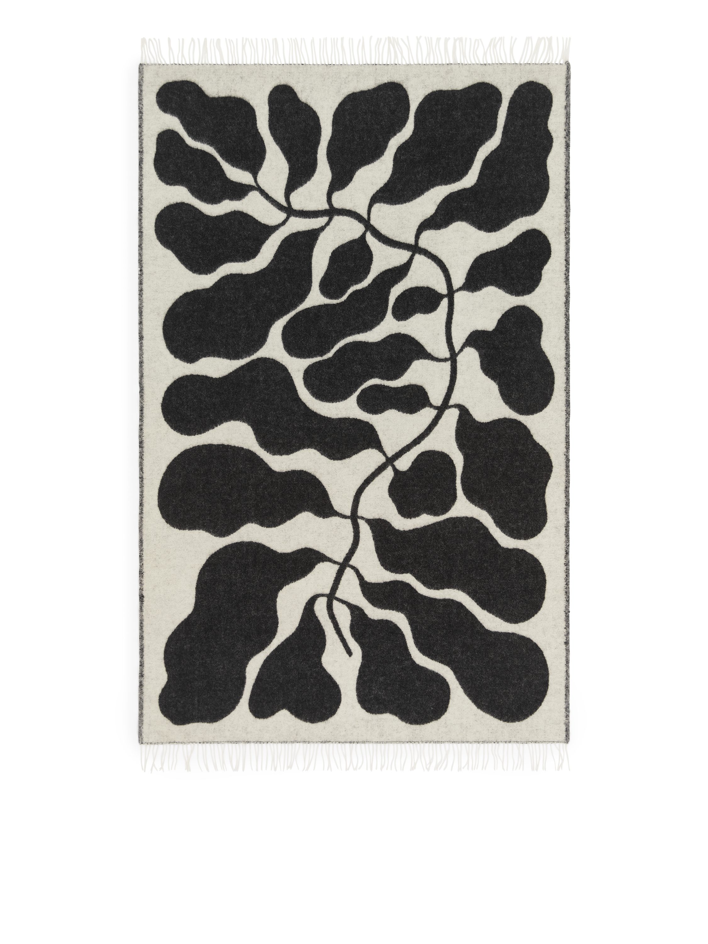 Linnea Andersson Blanket – Black – Homeware – ARKET DK