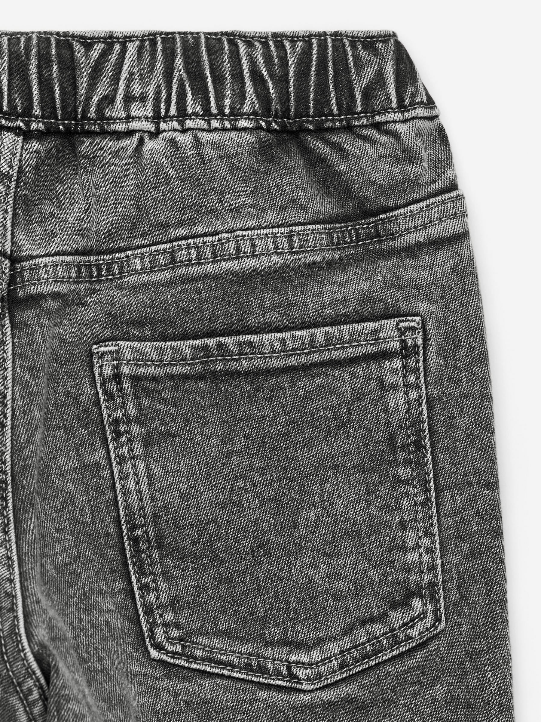 Pull-On Denim Trousers - Washed Grey - Relaxed fit - Children - StillMedia/DescriptiveDetail - 6