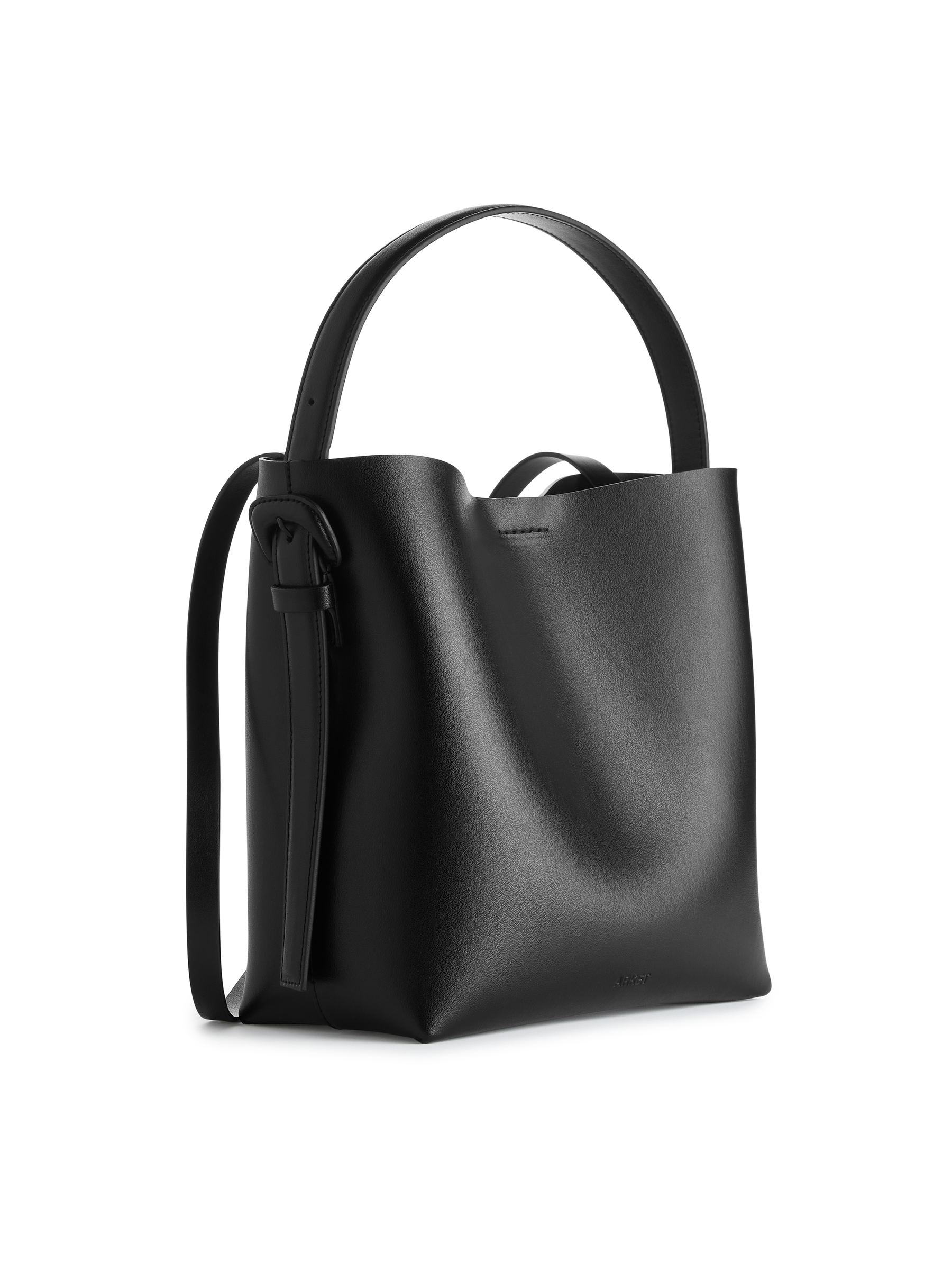 Borsa tote in pelle rigida - Nero - Women - StillMedia/DescriptiveStillLife - 3