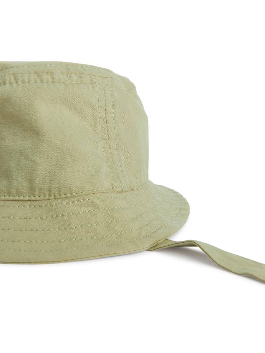 Cotton Bucket Hat-#AEAB86-5799