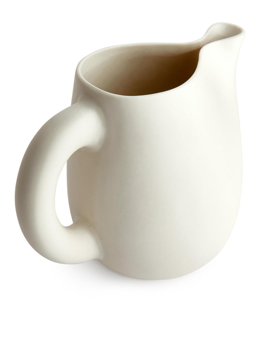 Stoneware Jug-#FFFFFF-8105