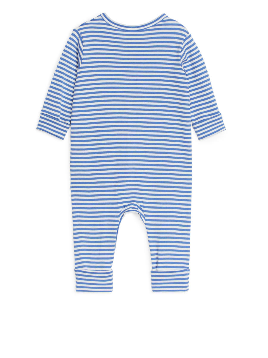 Pyjama aus Baumwolle - Weiß/Blau - Regular Fit - Children - 1228700001