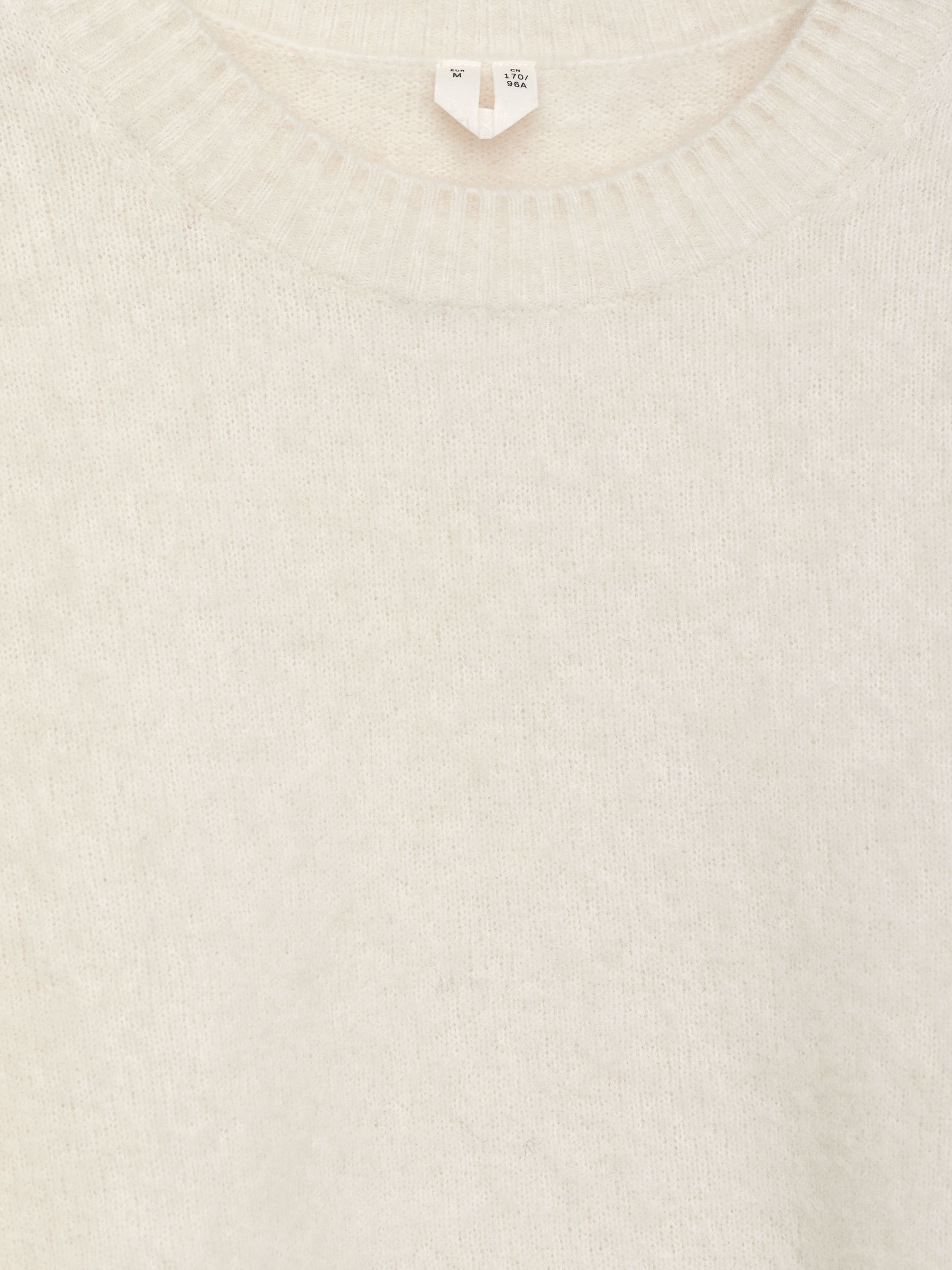 Alpaca-Wool Blend Jumper - Off White - Loose fit - Women - StillMedia/DescriptiveDetail - 1