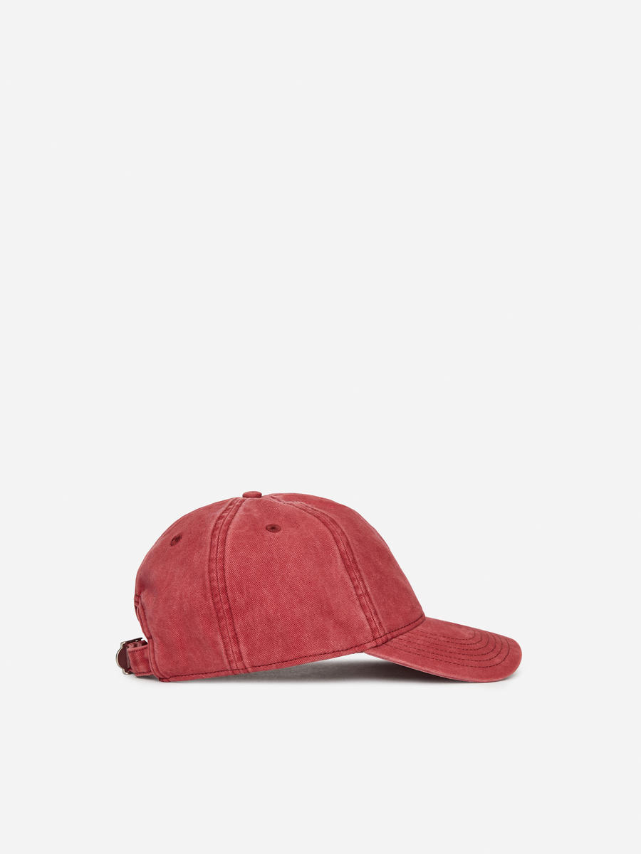 Washed Cotton Cap – Red – Women – ARKET WW