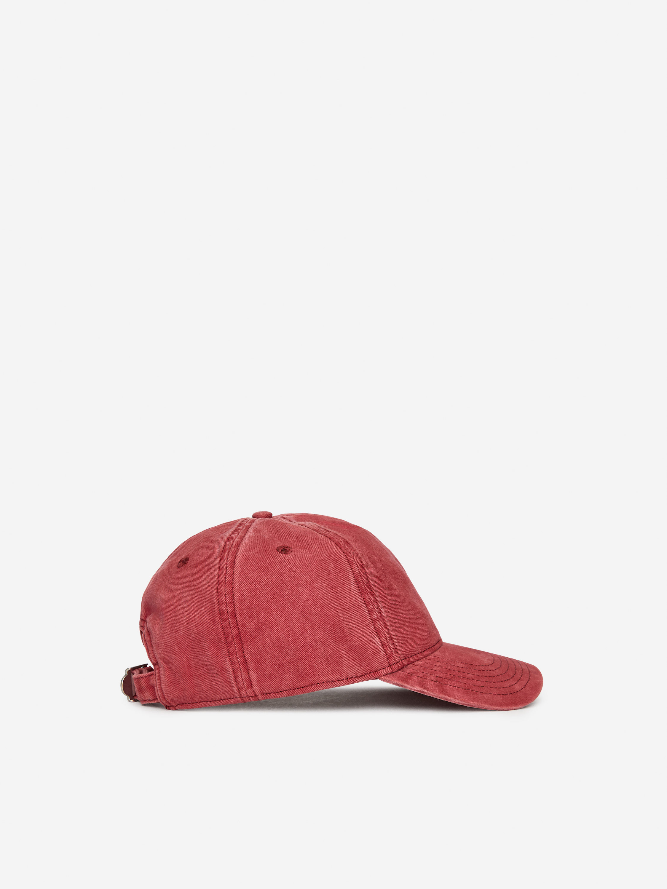 Washed Cotton Cap – Red – Women – ARKET NO