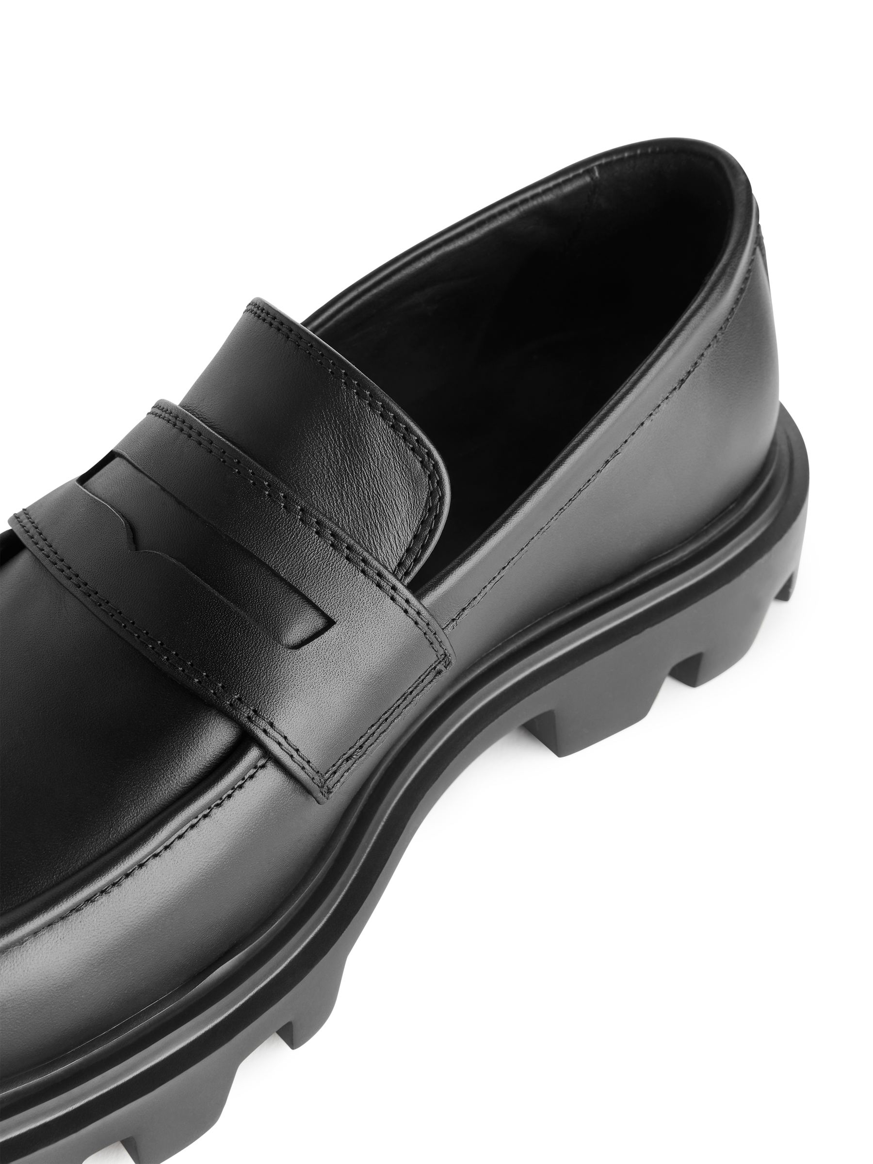 Mocasines de piel gruesos - Negro - Men - StillMedia/DescriptiveDetail - 4