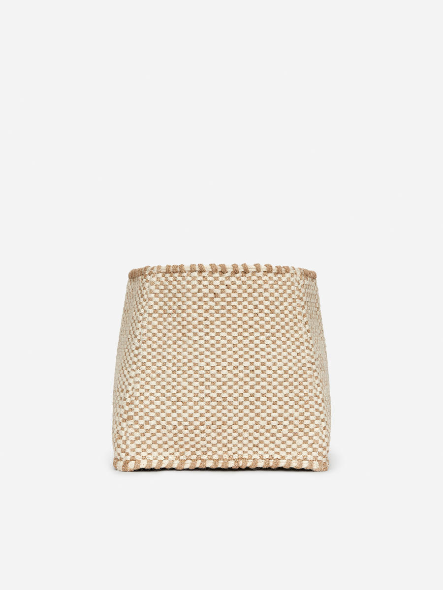 Panier de rangement en jute 25 cm-#E8E4D5-13812