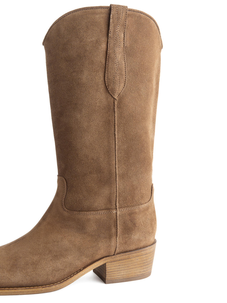 Suede Boots - Brown - Women - 1195946002