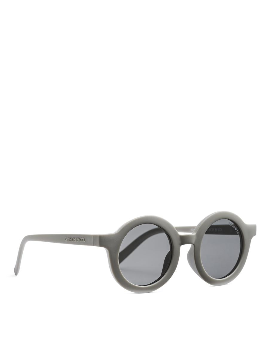 GRECH & CO. Runde polarisierte Sonnenbrille-#A3ACA9-11806