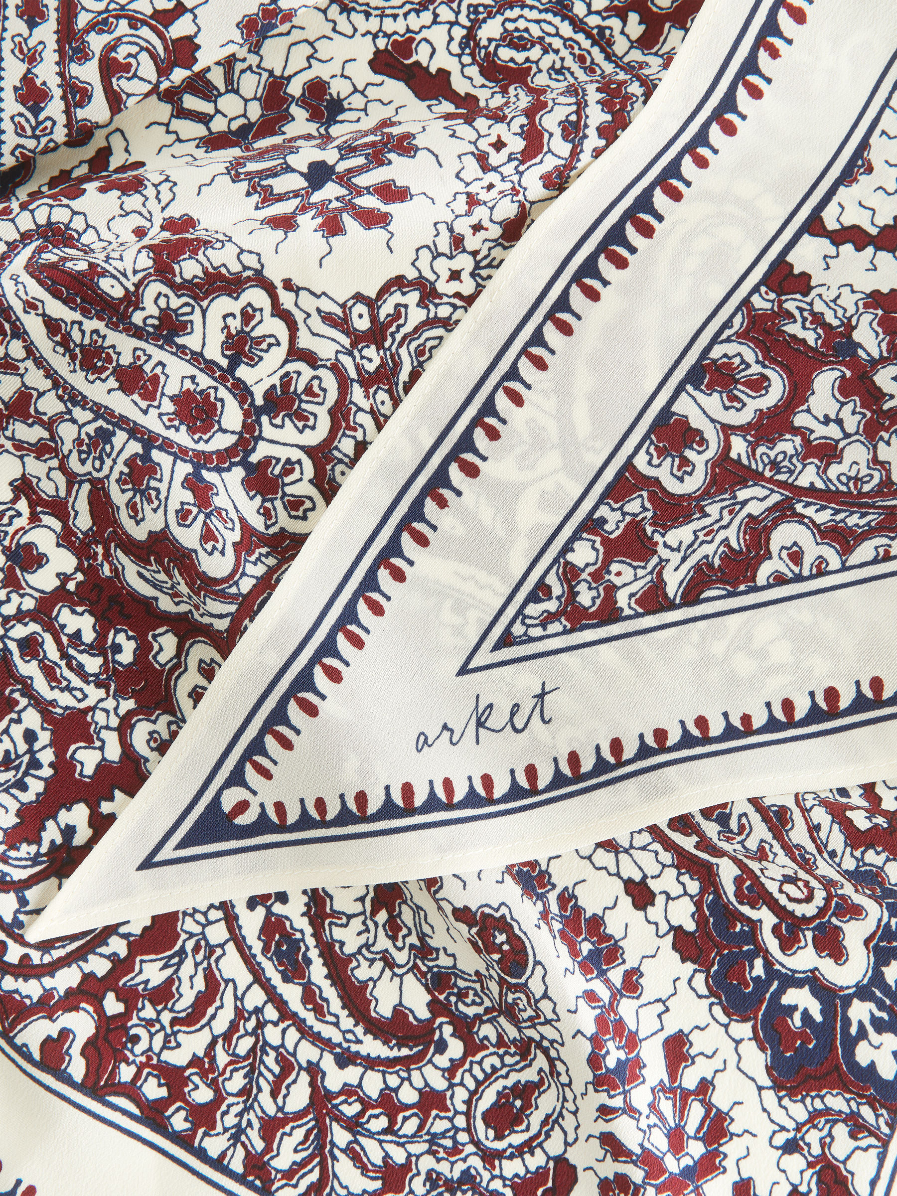 Dreieckstuch aus Seide - Weiß/Bunt - Women - StillMedia/DescriptiveDetail - 1