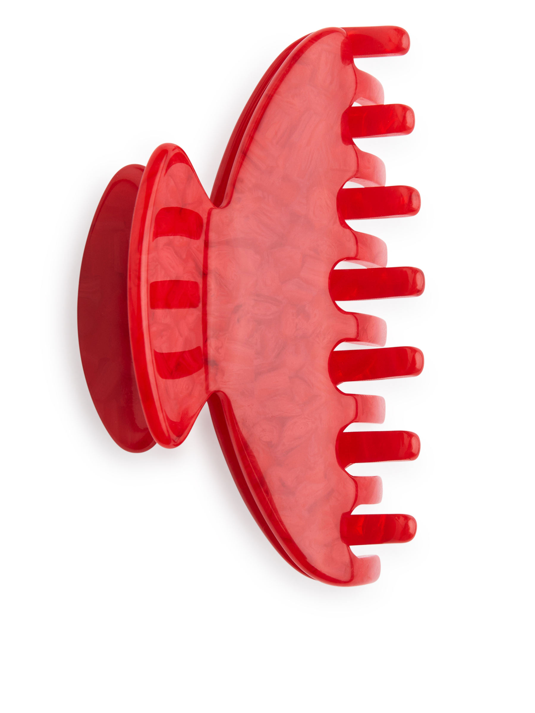 Medium Hair Claw - Red - Women - 1155791011