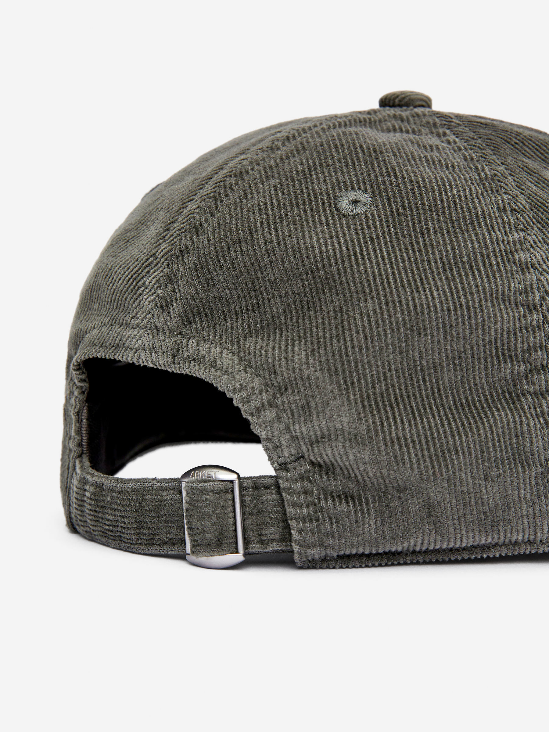 Corduroy Cap - Khaki Green - Men - StillMedia/DescriptiveDetail - 2