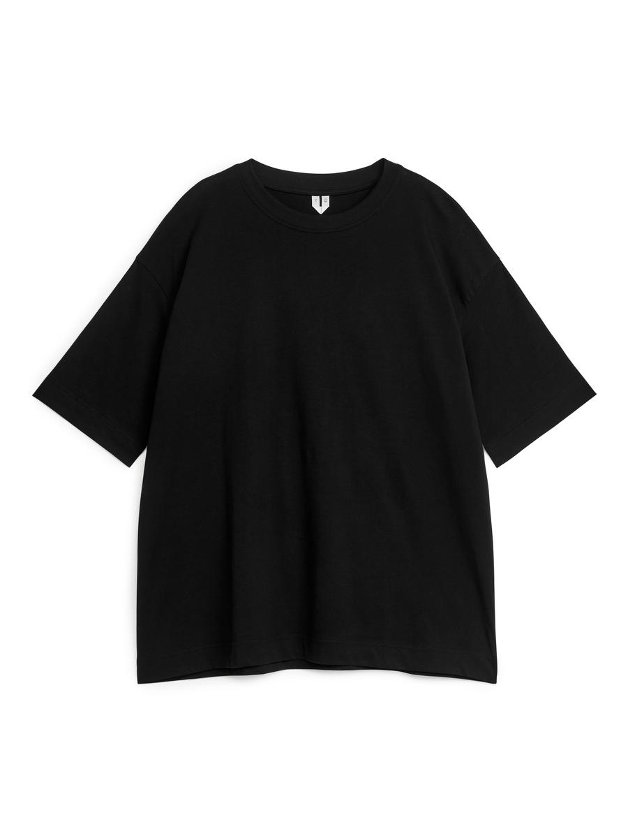 Oversized T-Shirt-Black-9120