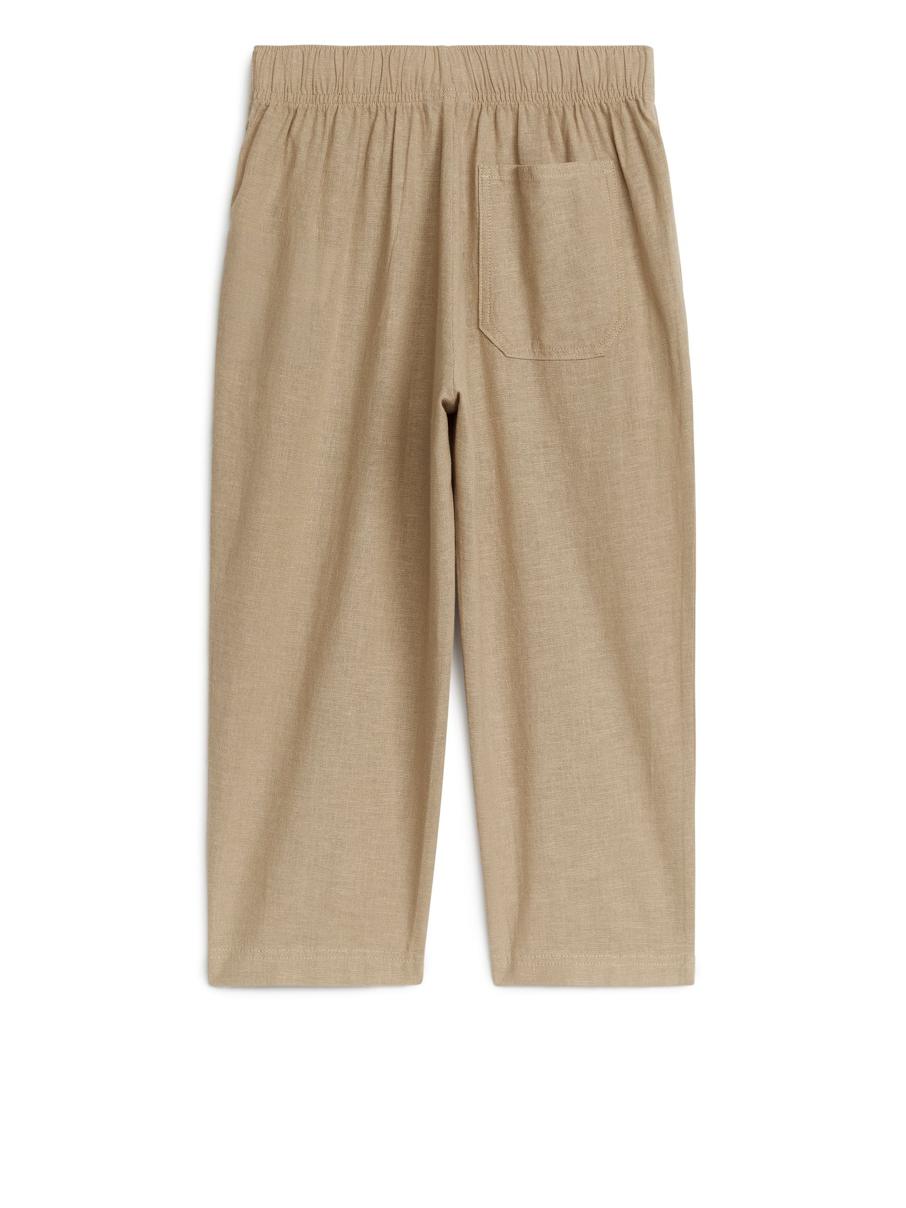 Pantaloni in lino dalla vestibilità rilassata - Beige - Regular fit - Children - StillMedia/DescriptiveStillLife - 3