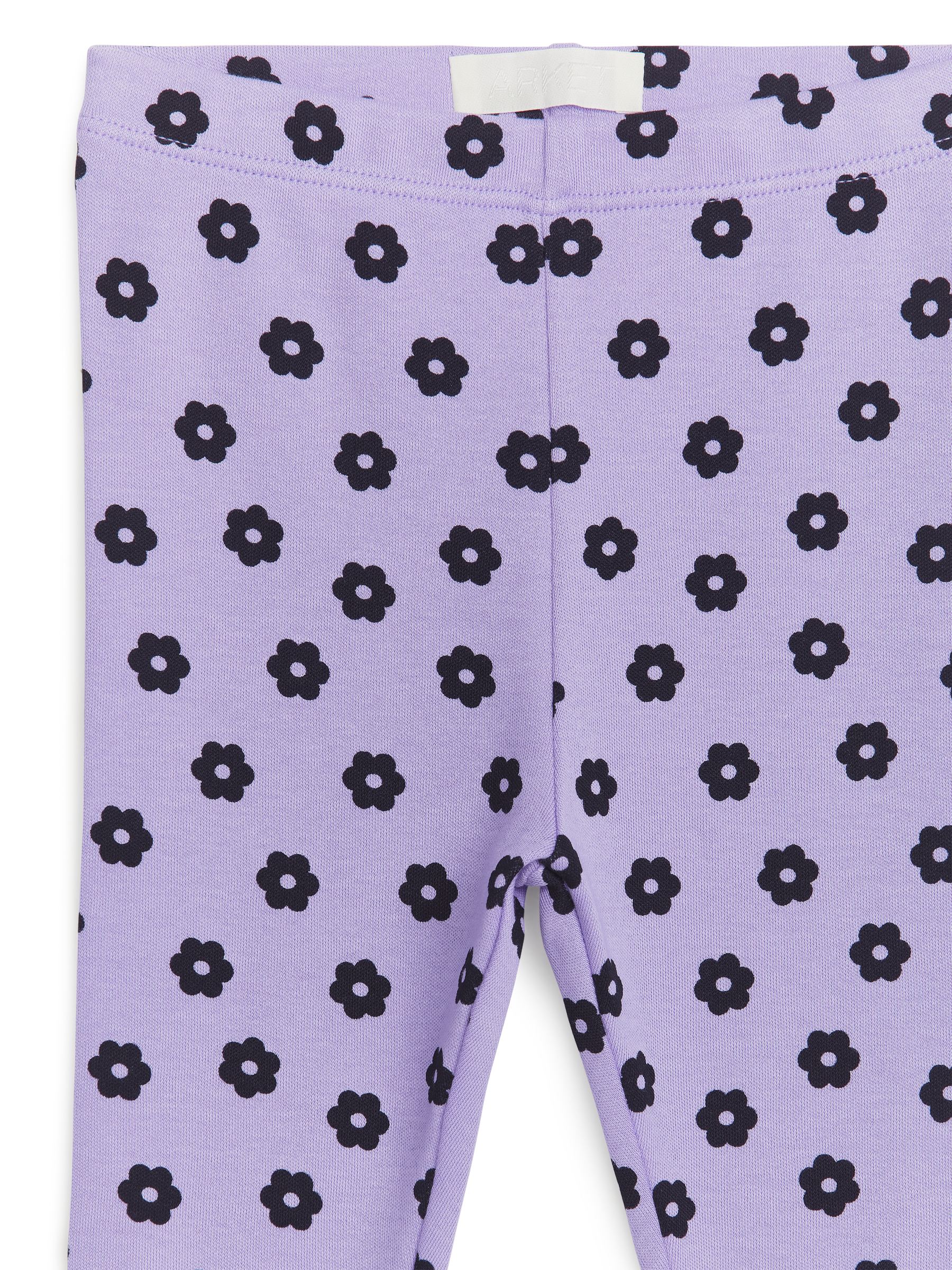 Jersey Leggings - Lilac/Black - Children - StillMedia/DescriptiveDetail - 2
