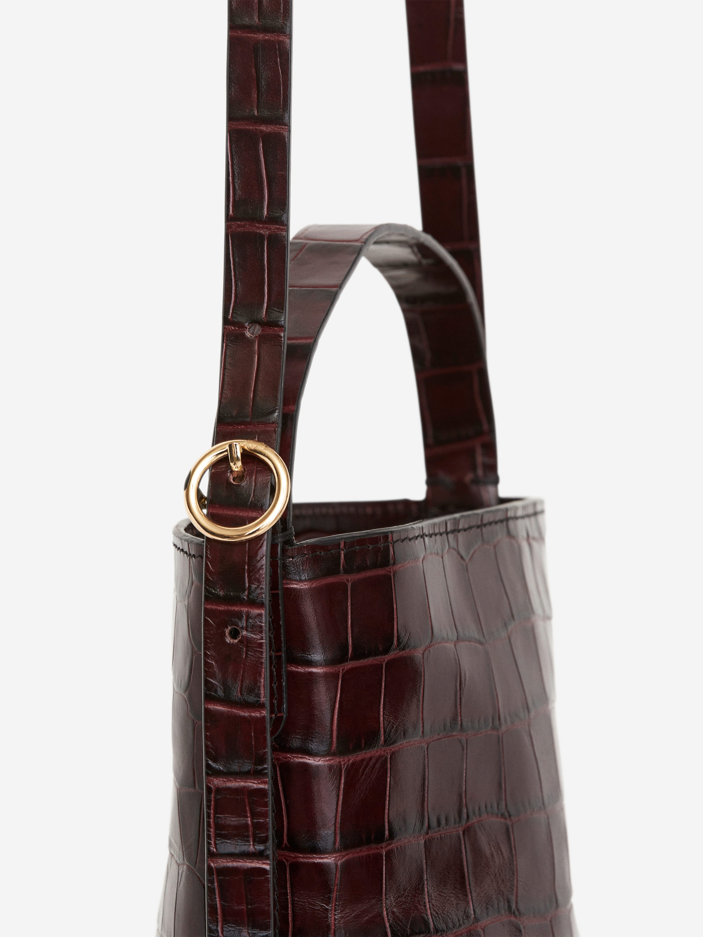 ARKET＊Crossbody Bag ブラック Leather Crossbody Bag - Black - ARKET