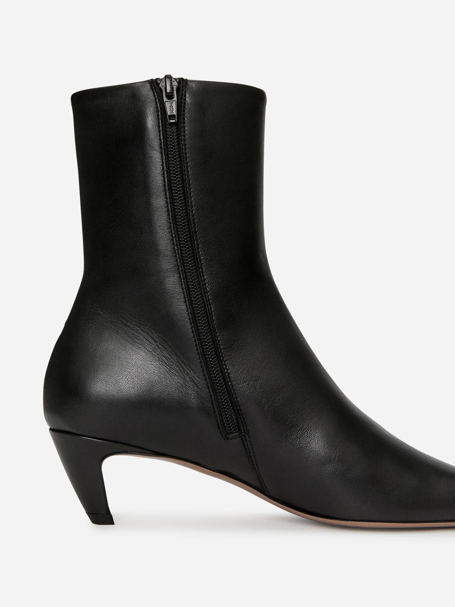 Bottines à bouts carrés - Noir - Femme - 1283215001