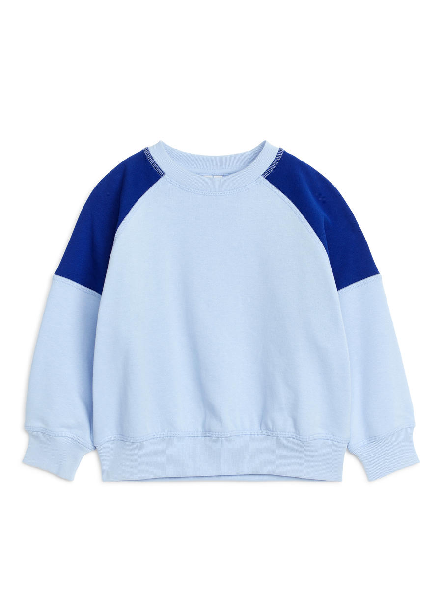 Cotton Sweatshirt-#A3BBE0-5858