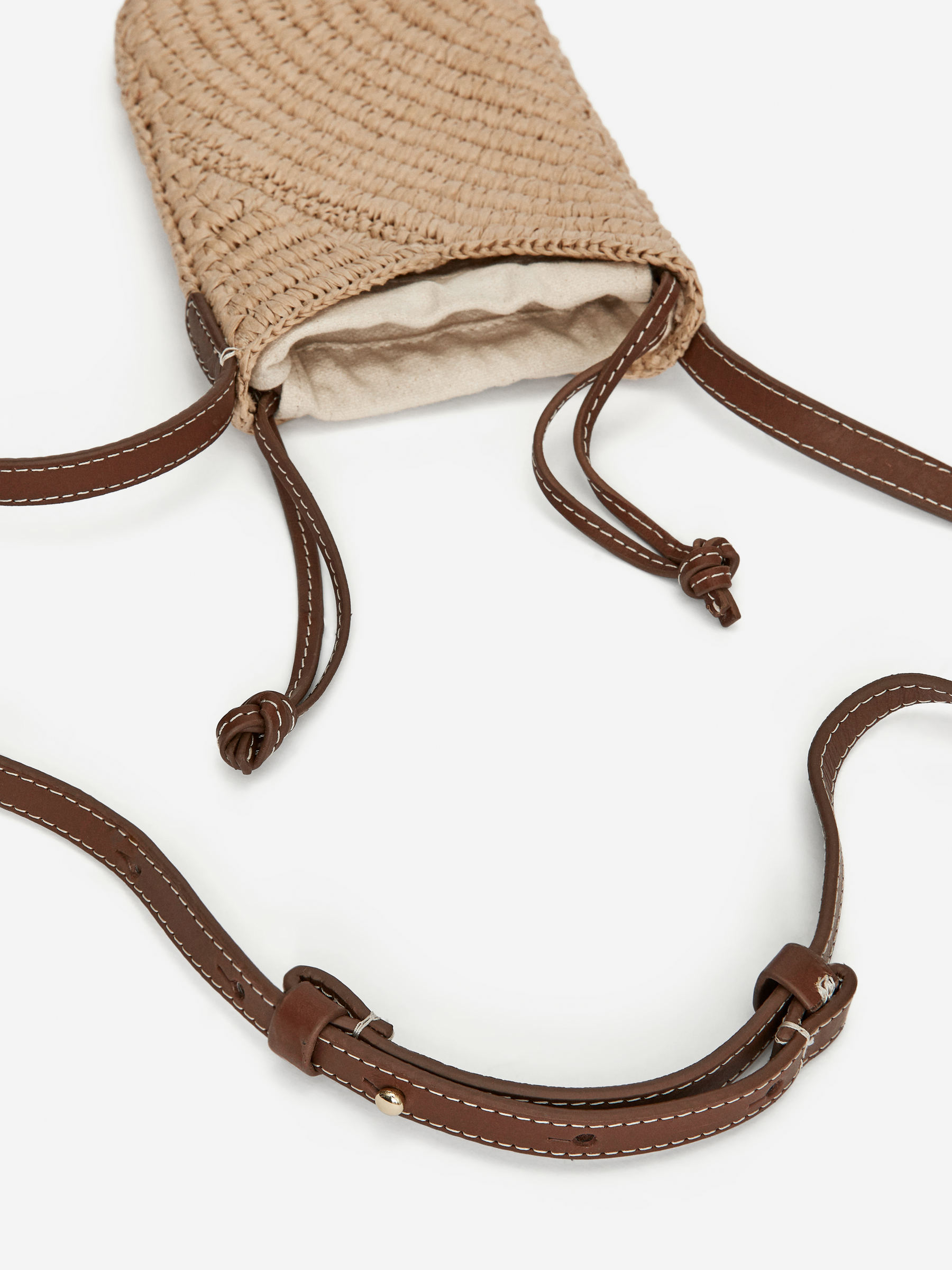 Straw Phone Case - Beige - Women - StillMedia/DescriptiveDetail - 1