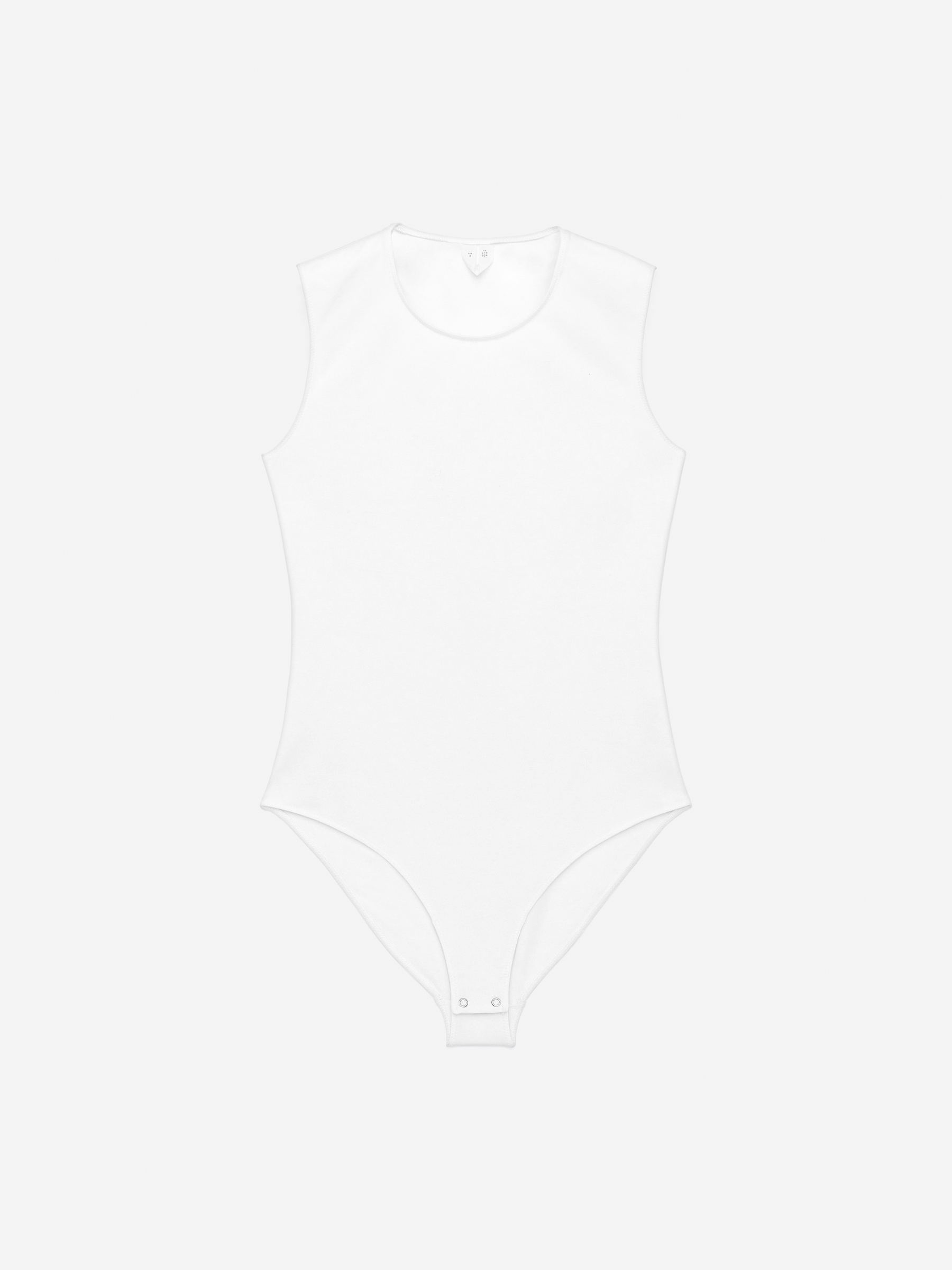 Sleeveless Bodysuit - White - Slim fit - Women - StillMedia/DescriptiveStillLife - 1