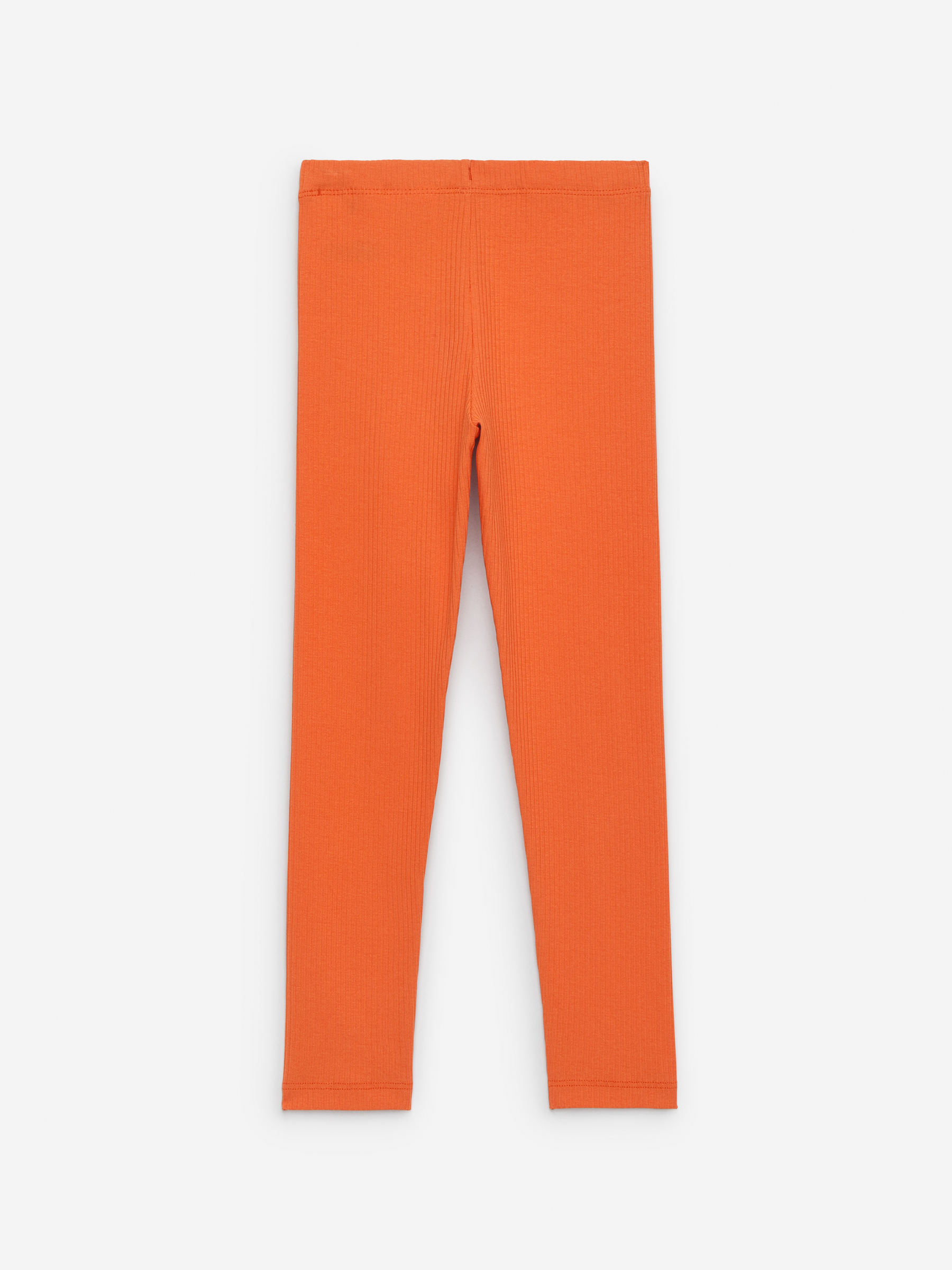 Rib Jersey Leggings - Orange - Regular fit - Children - StillMedia/DescriptiveStillLife - 1