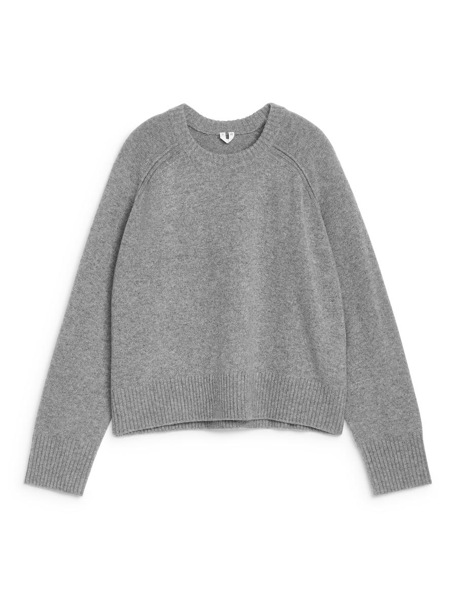 Wool Jumper-Grey-12862