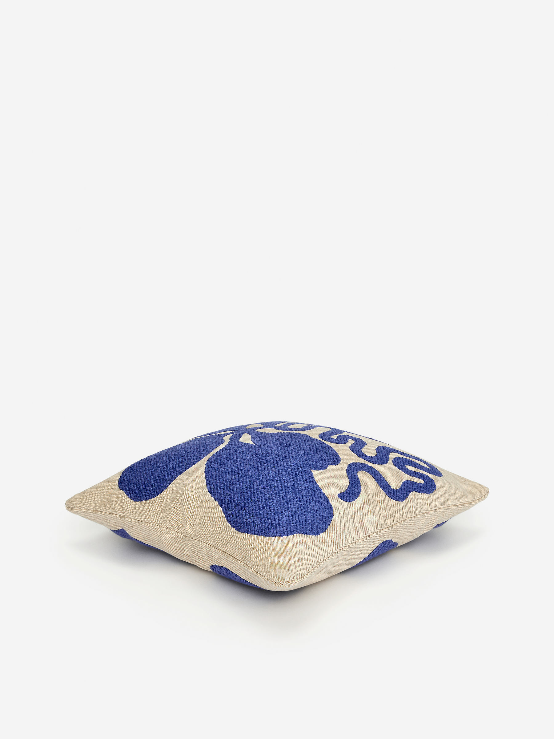 Cotton Wool Cushion Cover 50 x 50 cm-#4A55A7-15469