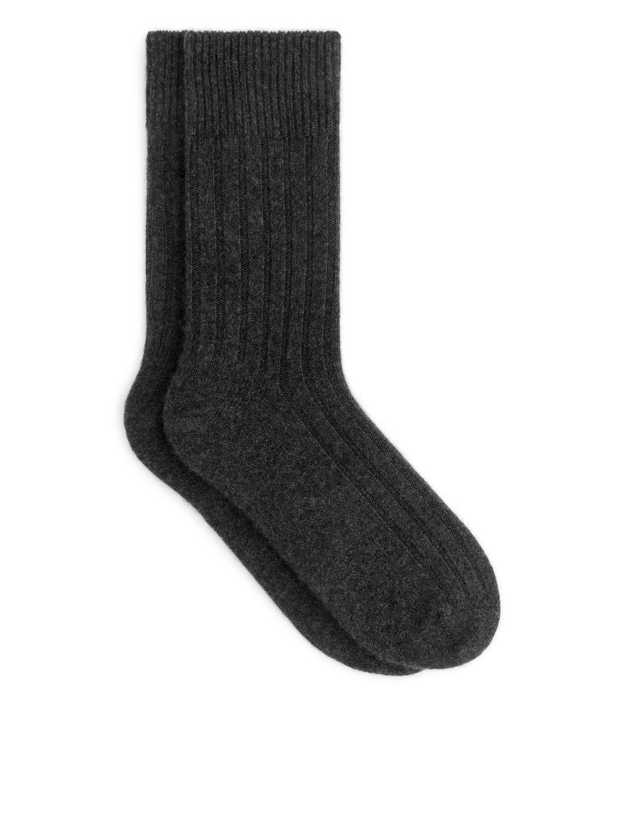 Cashmere Socks-#333538-13295