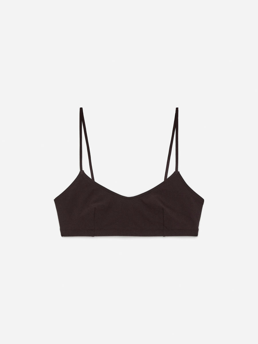 ARKET Women's  Bikini Top Brown,  size 36