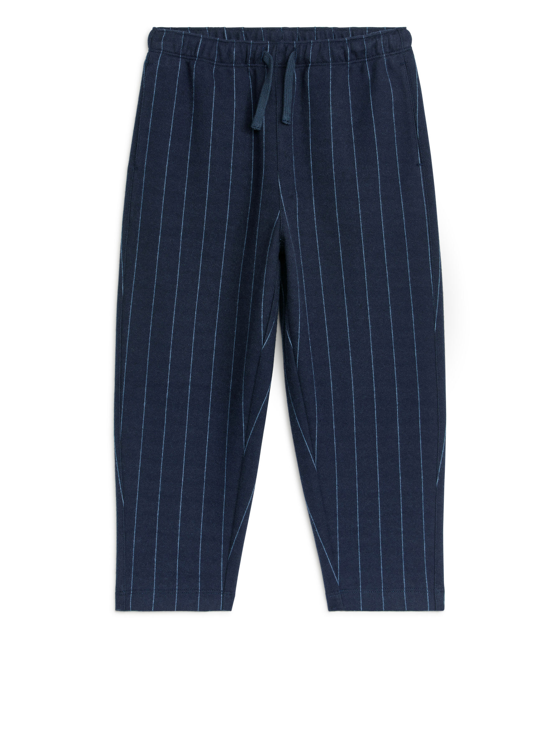 Pinstripe Cotton Sweatpants - Dark Blue/Pinstripe - Regular fit - Children - StillMedia/DescriptiveStillLife - 2