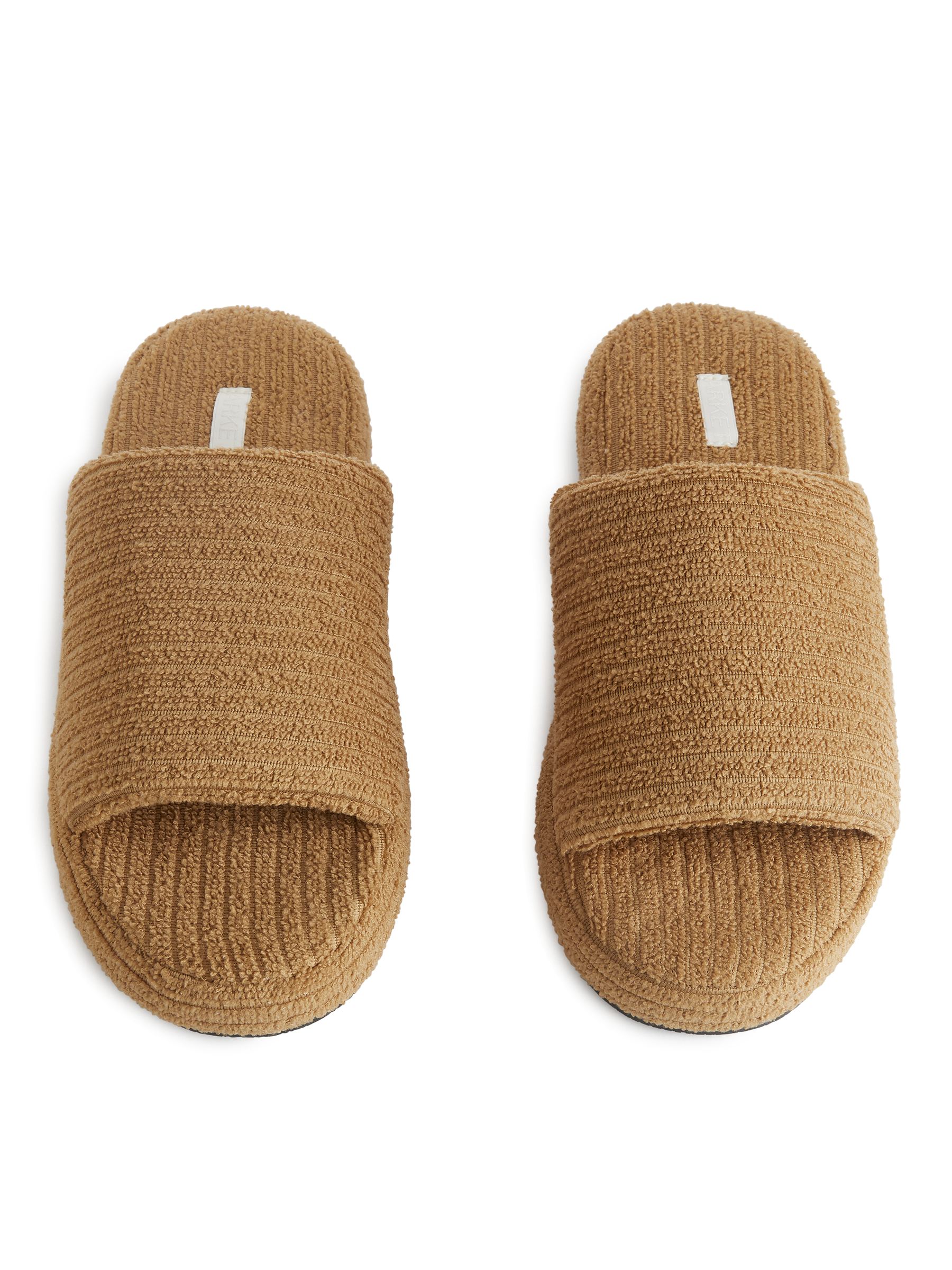 Chanclas de piscina en tela de toalla - Beige oscuro - Women - StillMedia/DescriptiveStillLife - 5