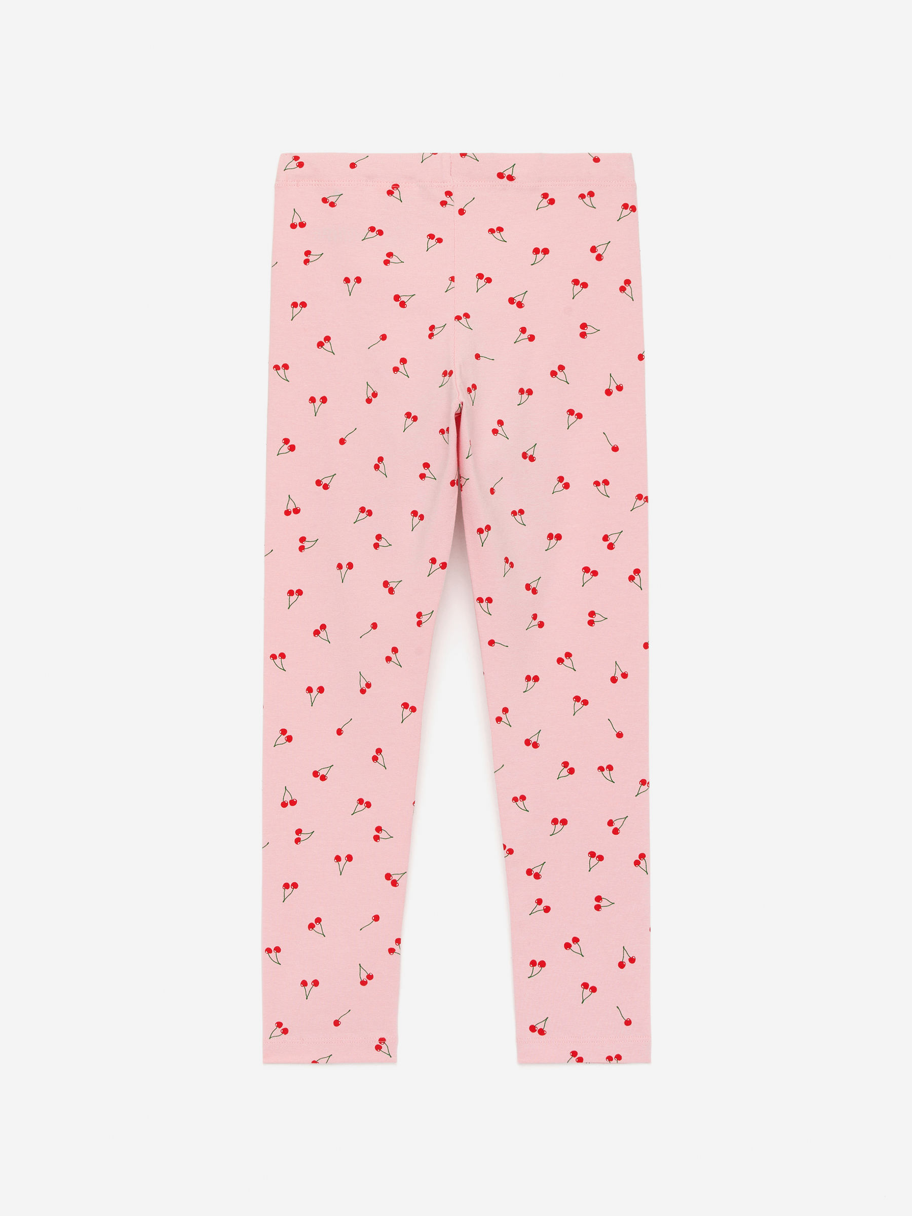 Printed Jersey Leggings - Pink/Cherries - Children - StillMedia/DescriptiveStillLife - 2