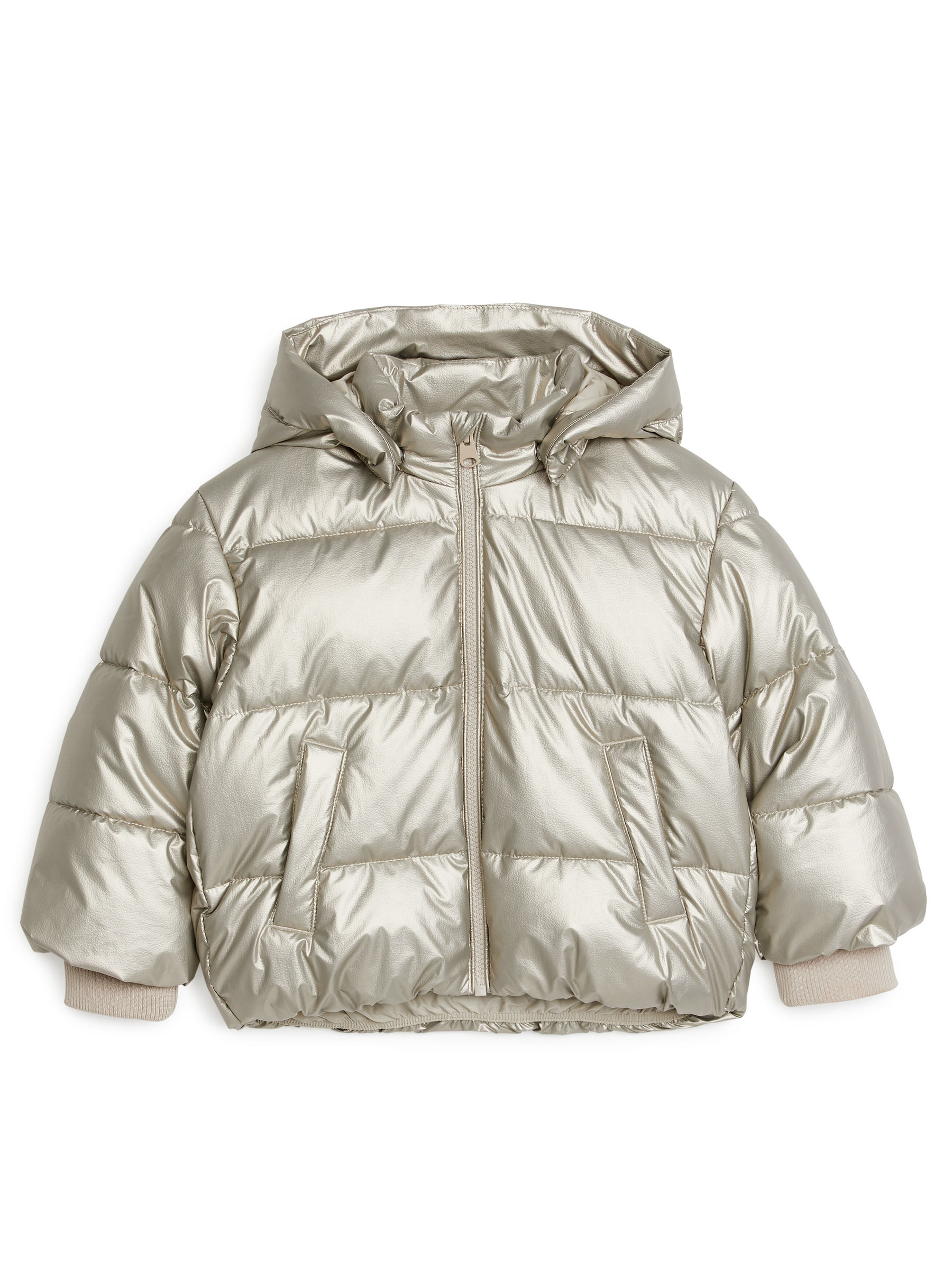 Kort pufferjacka - Silver - Regular fit - Children - StillMedia/DescriptiveStillLife - 3