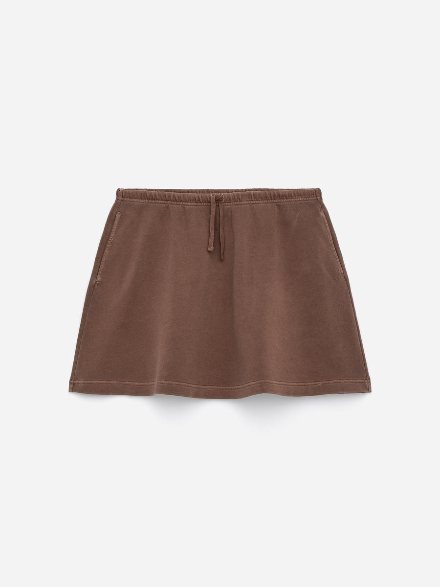 ARKET Women's  Terry Mini Skirt Brown,  size M