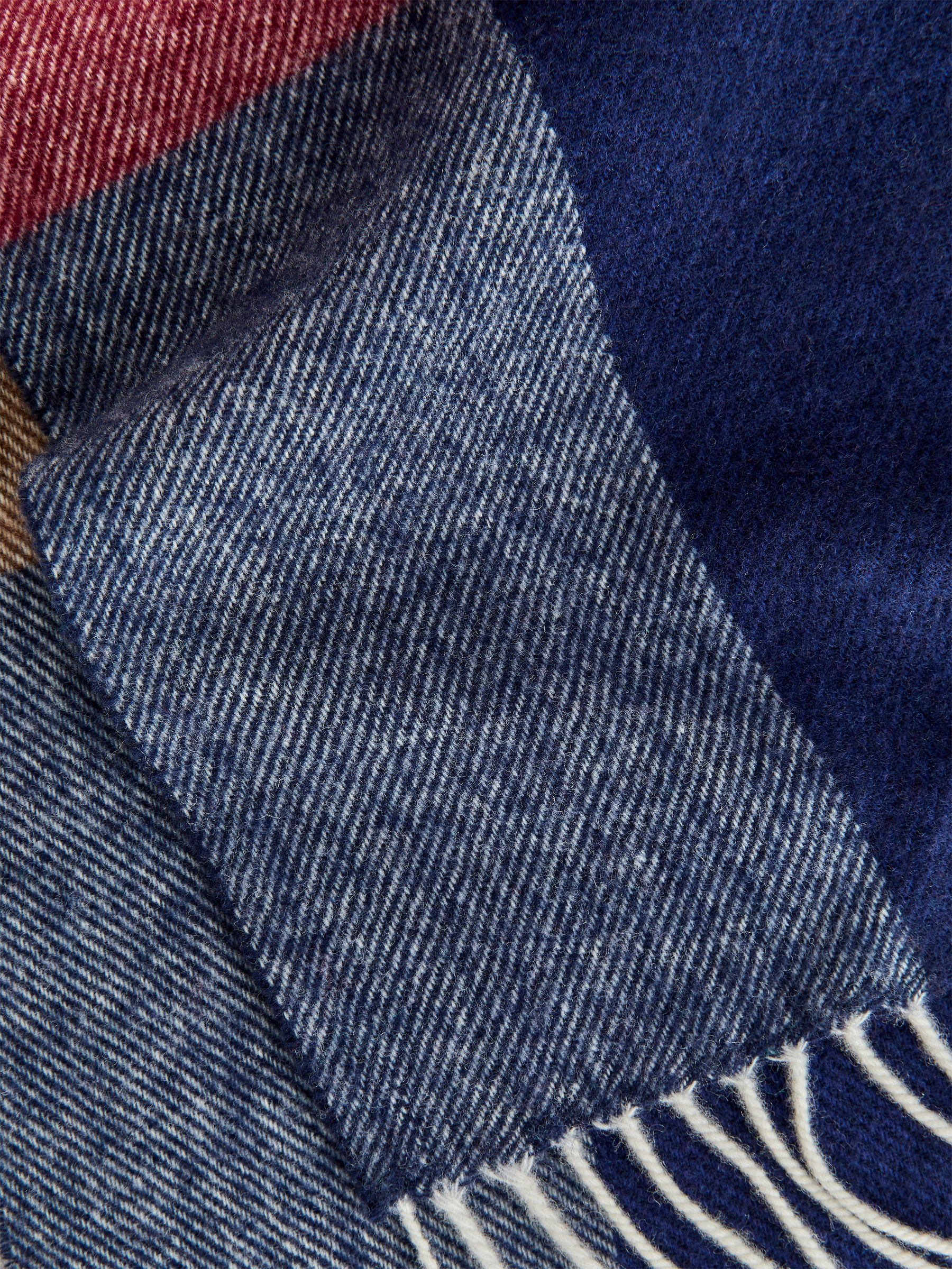 Écharpe vichy en laine - Bleu/Multicolore - Homme - StillMedia/DescriptiveDetail - 2