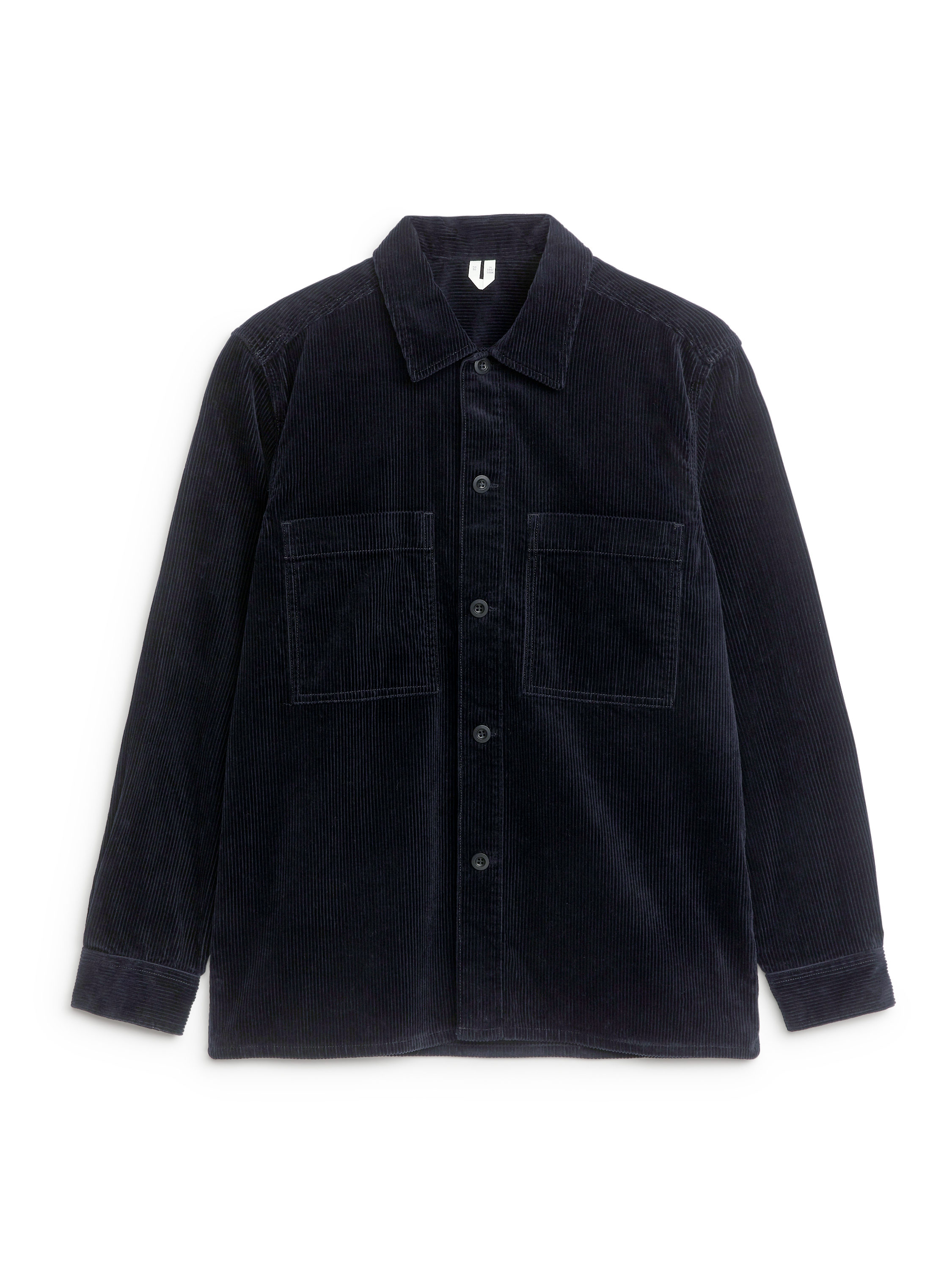 Arket Navy Corduroy Overshirt
