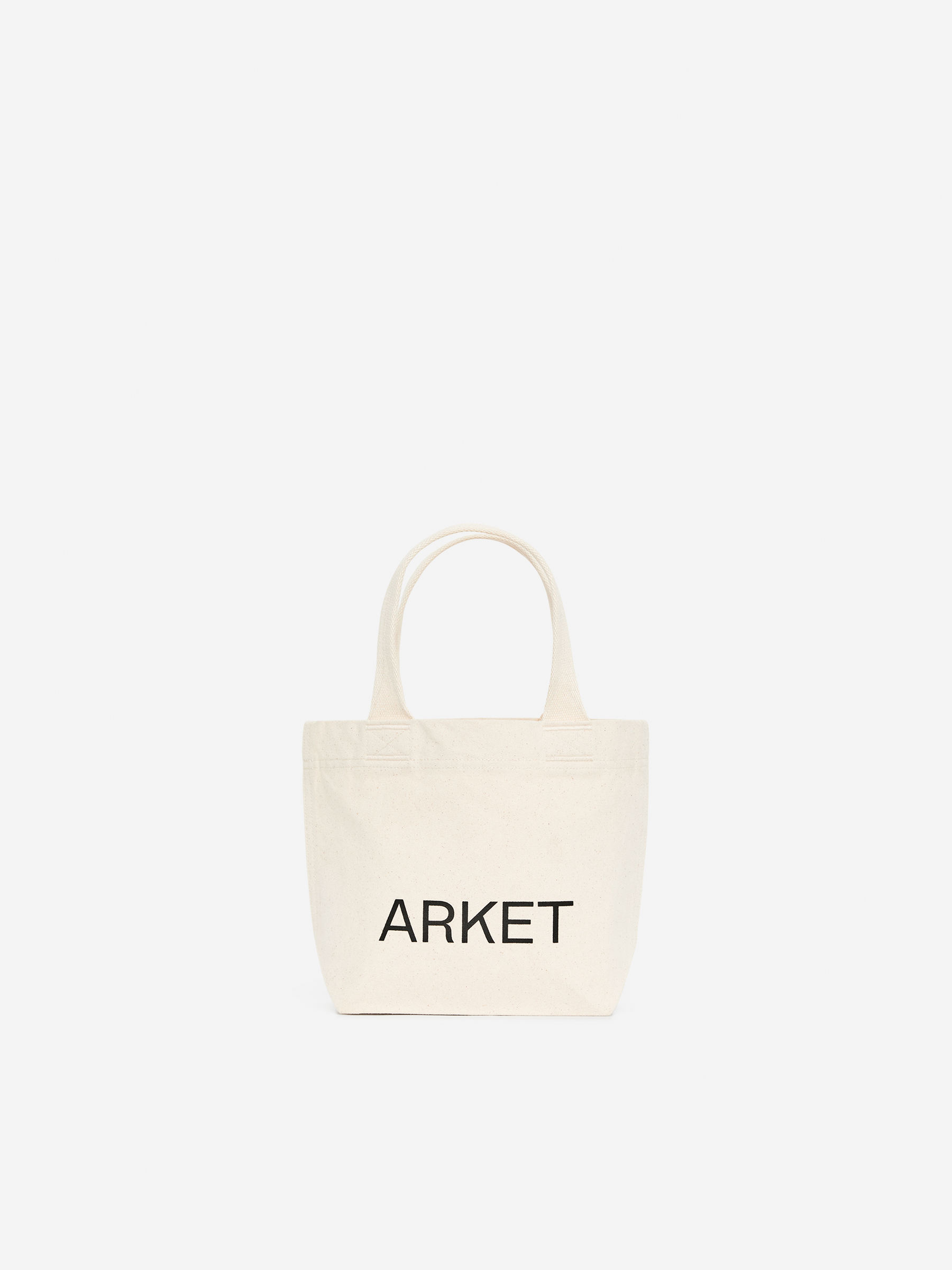 ARKET Mini-Tragetasche aus Canvas-#E8E4D5-13241