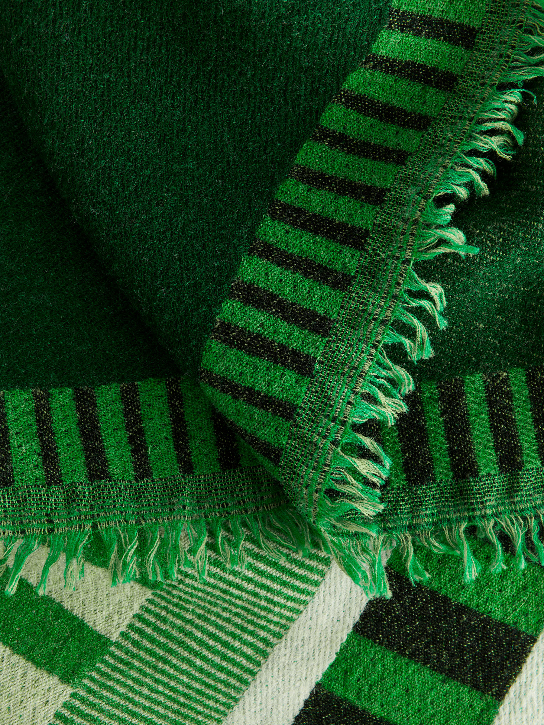 Wolldecke - Grün/Weiß - Haushaltswaren - StillMedia/DescriptiveDetail - 3