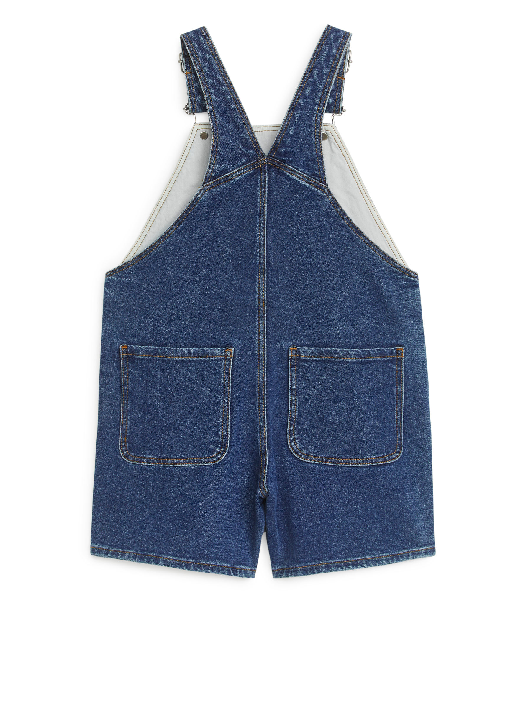 Salopette corta in denim - Blu scuro - Regular fit - Children - StillMedia/DescriptiveStillLife - 3