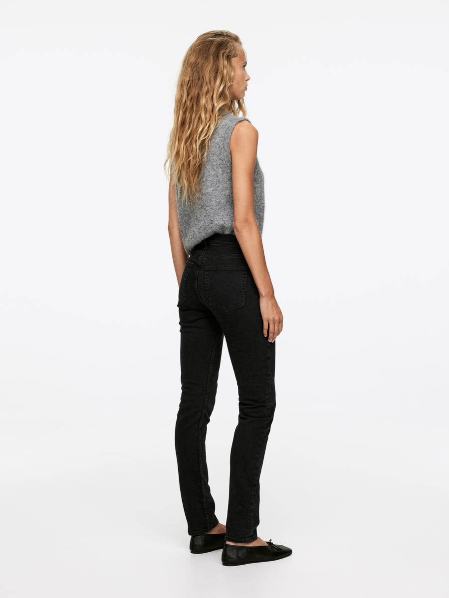 AZALEA High Slim Stretchjeans-#383638-13279