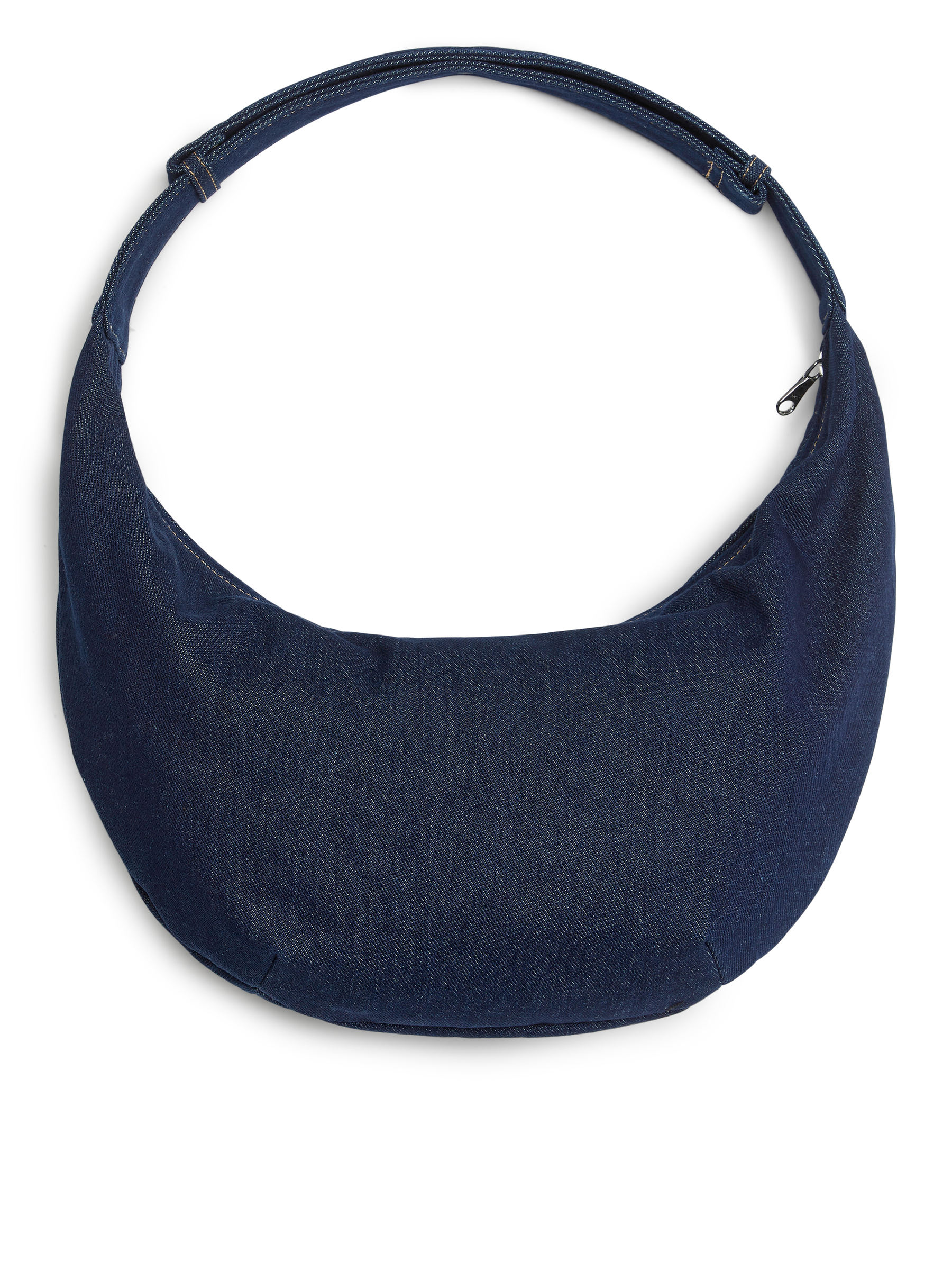 Zakrzywiona denimowa torba - Ciemnoniebieski - Women - StillMedia/DescriptiveStillLife - 5