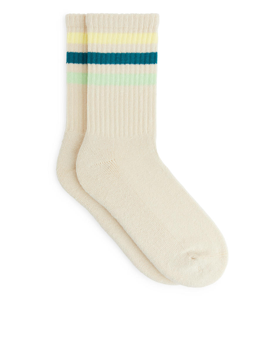 Sporty Cotton Socks-Multi-8798