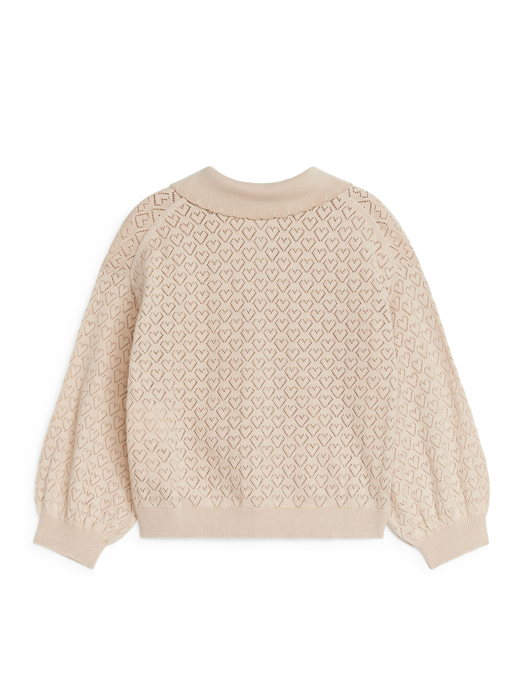 Strickjacke mit Lochmuster - Beige - Regular Fit - Children - StillMedia/DescriptiveStillLife - 3