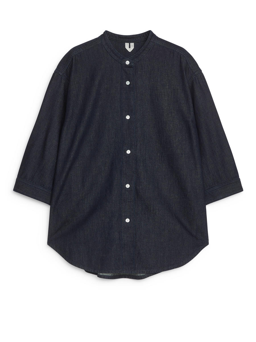 Raw Denim Shirt-#31344A-12451