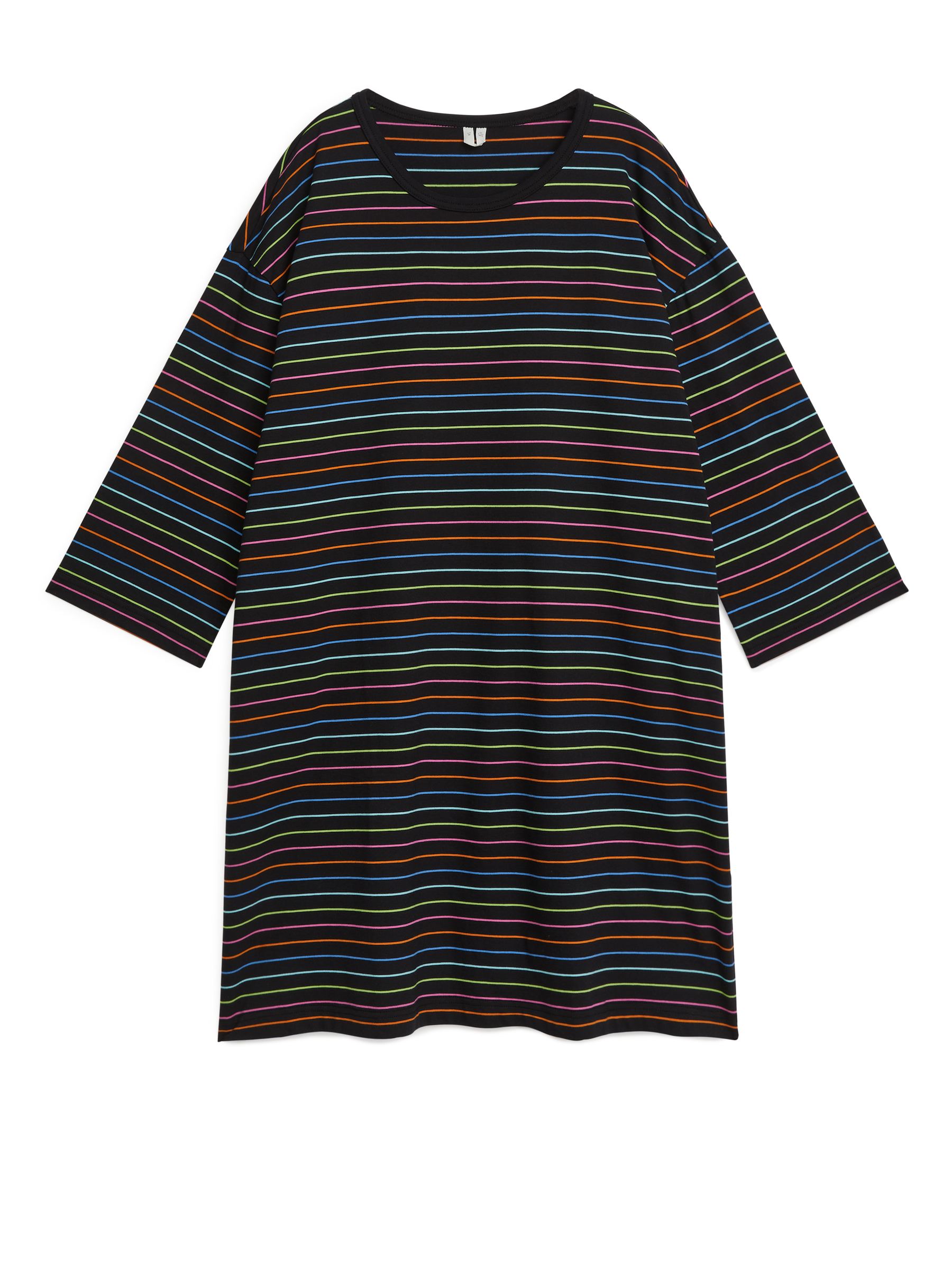 T-shirtklänning Relaxed-#272628-1344