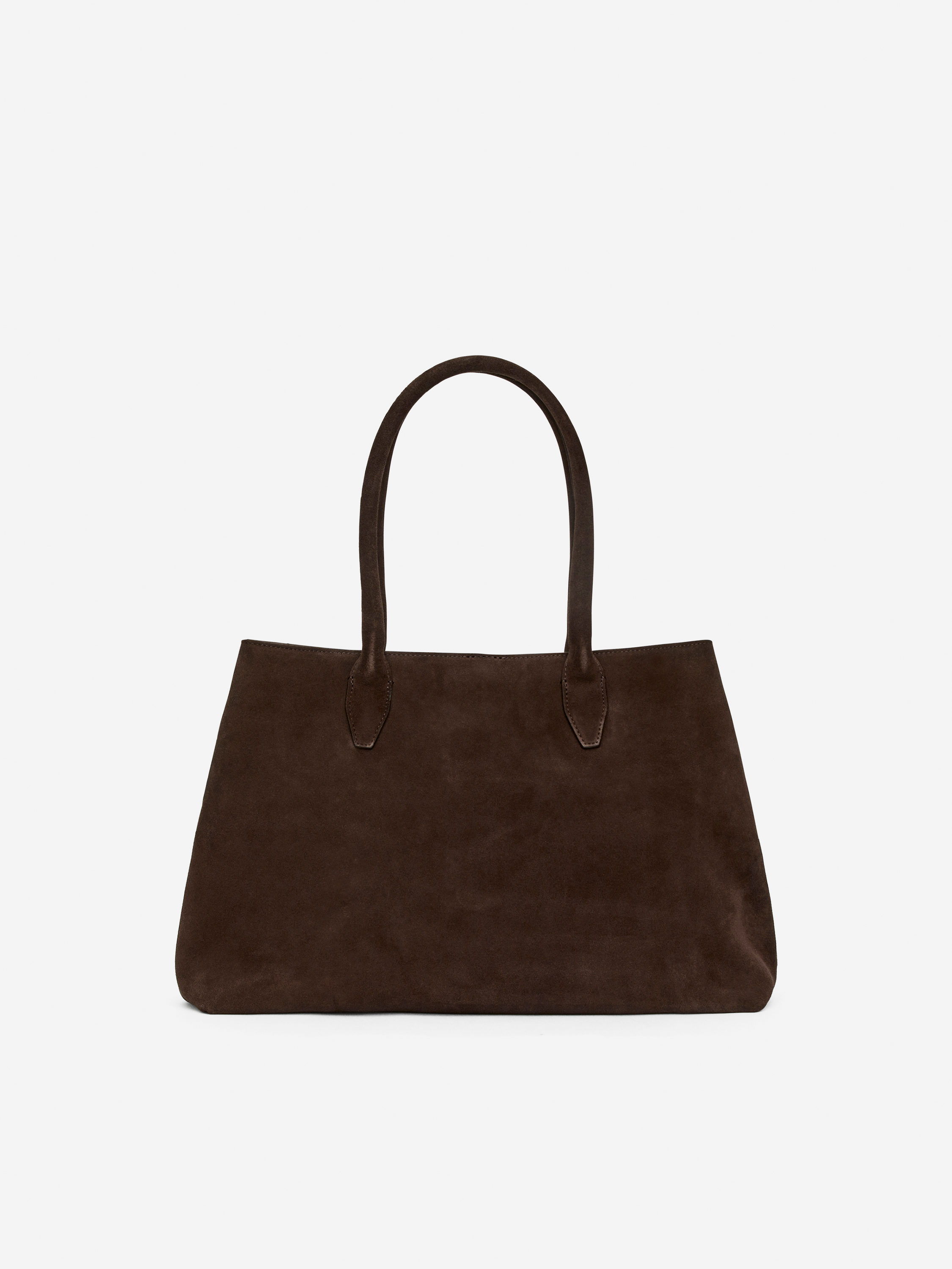 Suede Tote Bag – Brown – Women – ARKET NO