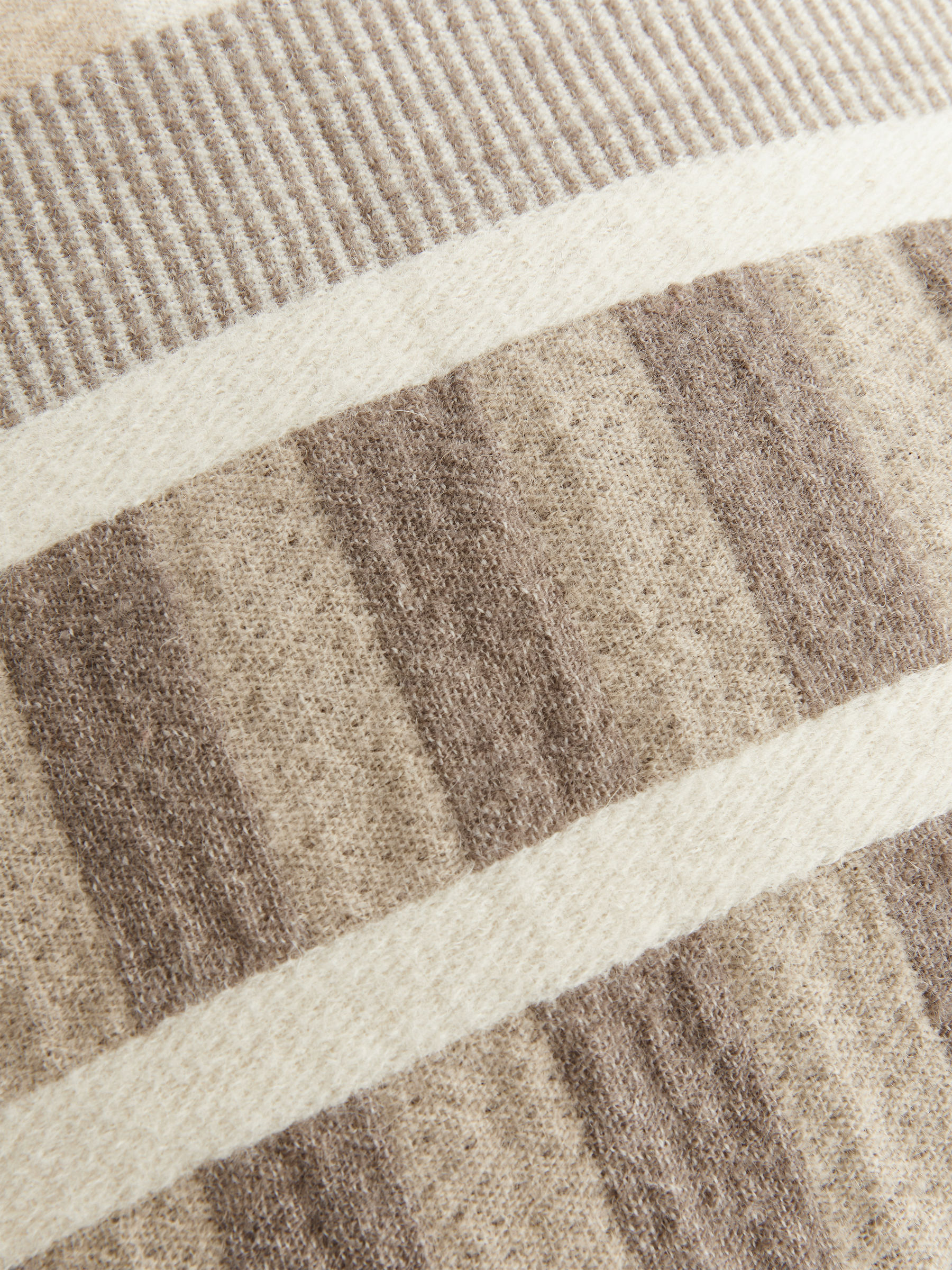 Wool Cushion Cover 50 x 50 cm - Beige/Brown - Homeware - StillMedia/DescriptiveDetail - 2