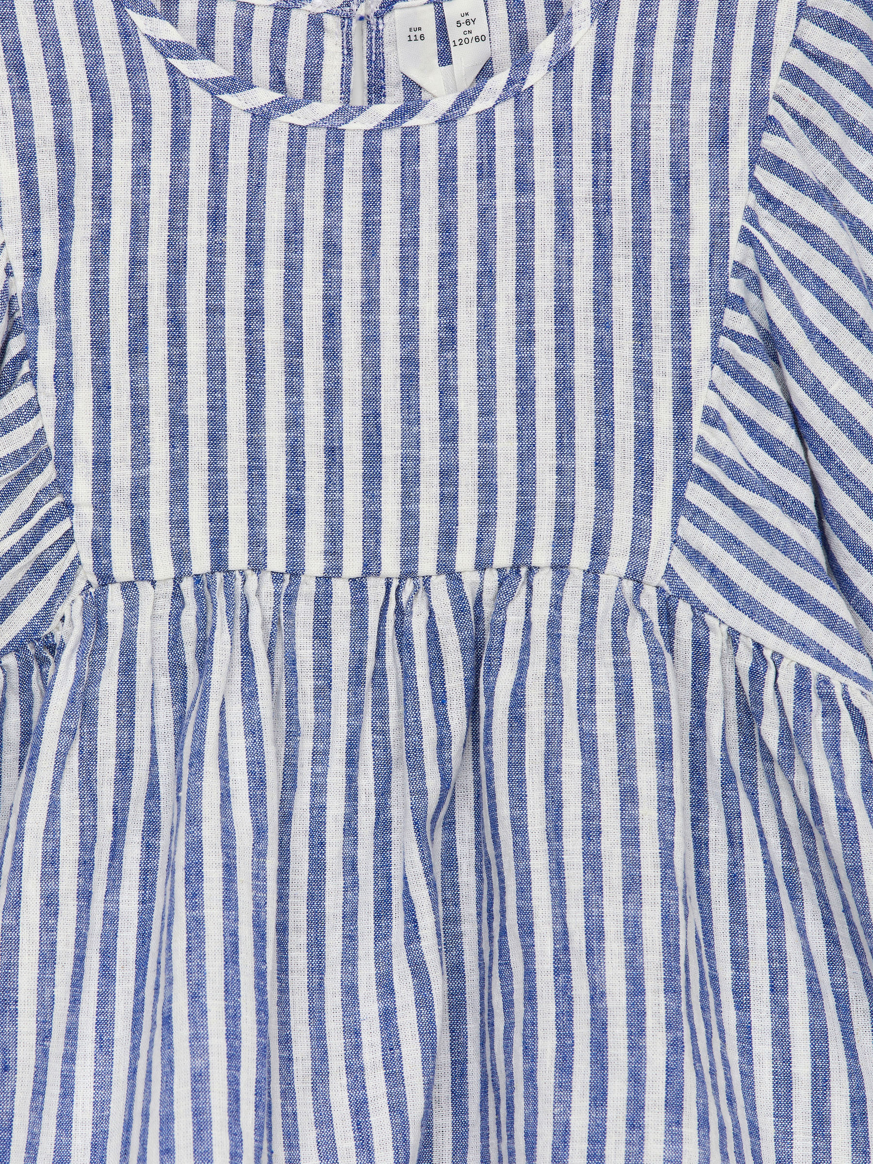 Linen-Cotton Blouse - Blue/White - Regular fit - Children - StillMedia/DescriptiveDetail - 2